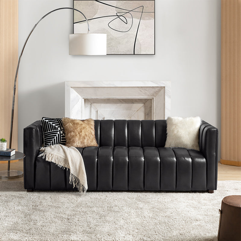 Premium Genuine Leather Office Sofa - 83