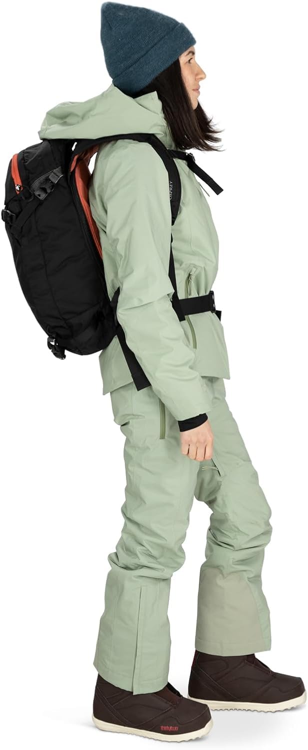 Osprey Sopris 20L Ski and Snowboard Backpack - Waterproof Hiking Daypack for Men & Women, Emberglow Orange - Perfect for Skiing, Snowboarding & Outdoor Adventures