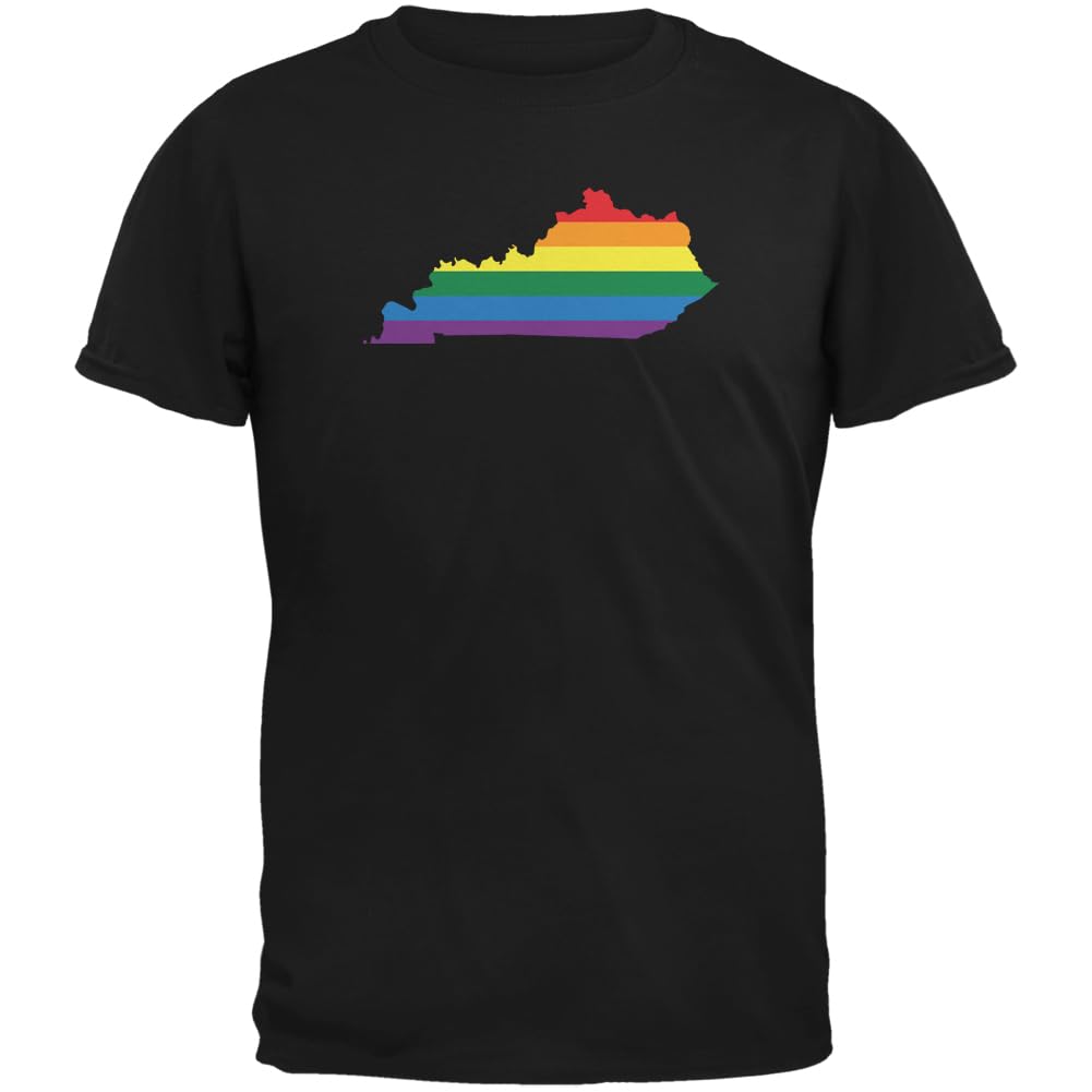 Kentucky LGBT Gay Pride Rainbow T-Shirt for Adults - Celebrate Pride Month & LGBTQ+ Events in Style