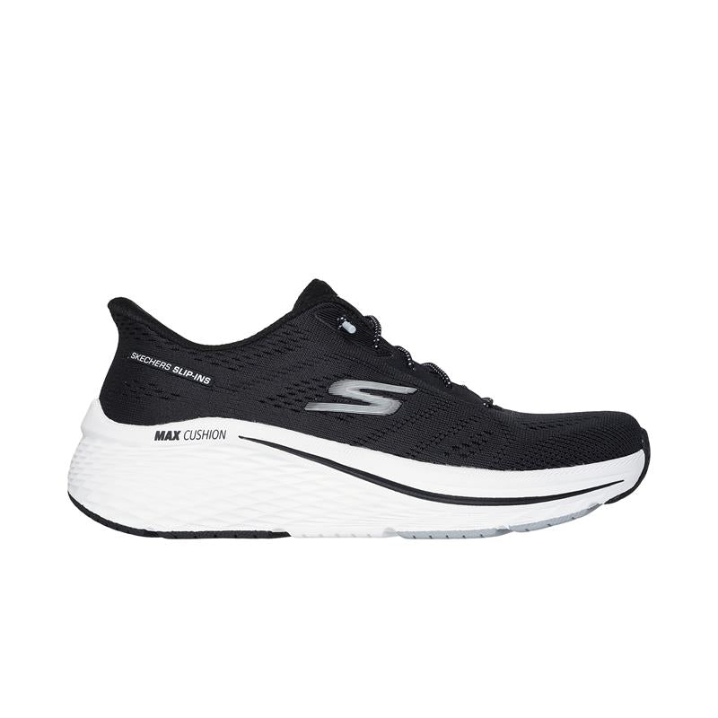 SLIP INS: MAX CUSHIONING ELITE 2.0 Running Shoes - Black/White (129644/BKW) - Perfect for Marathon Training & Everyday Jogging