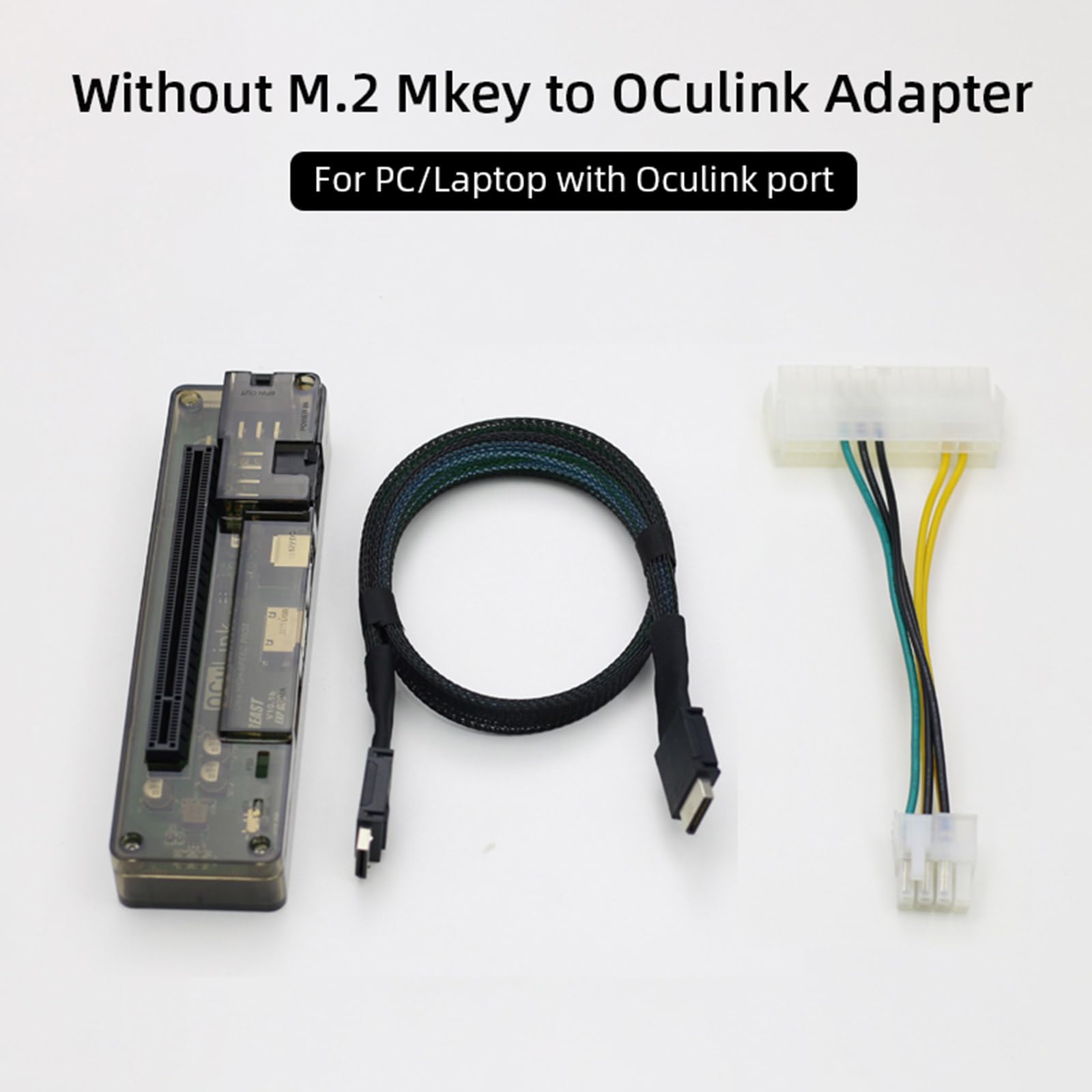 External Graphics Card Dock for Laptop - PCIe GPU Adapter with Power Supply | Boost Gaming & Video Editing Performance for Laptops
