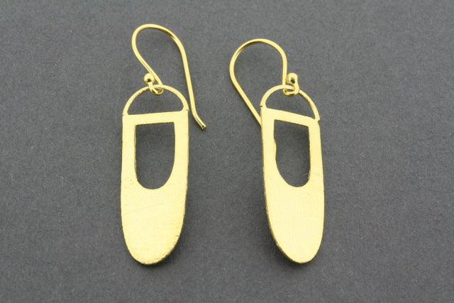 Sterling Silver & Gold Plated Sarah Earrings for Women - Elegant Jewelry for Parties, Weddings & Everyday Wear