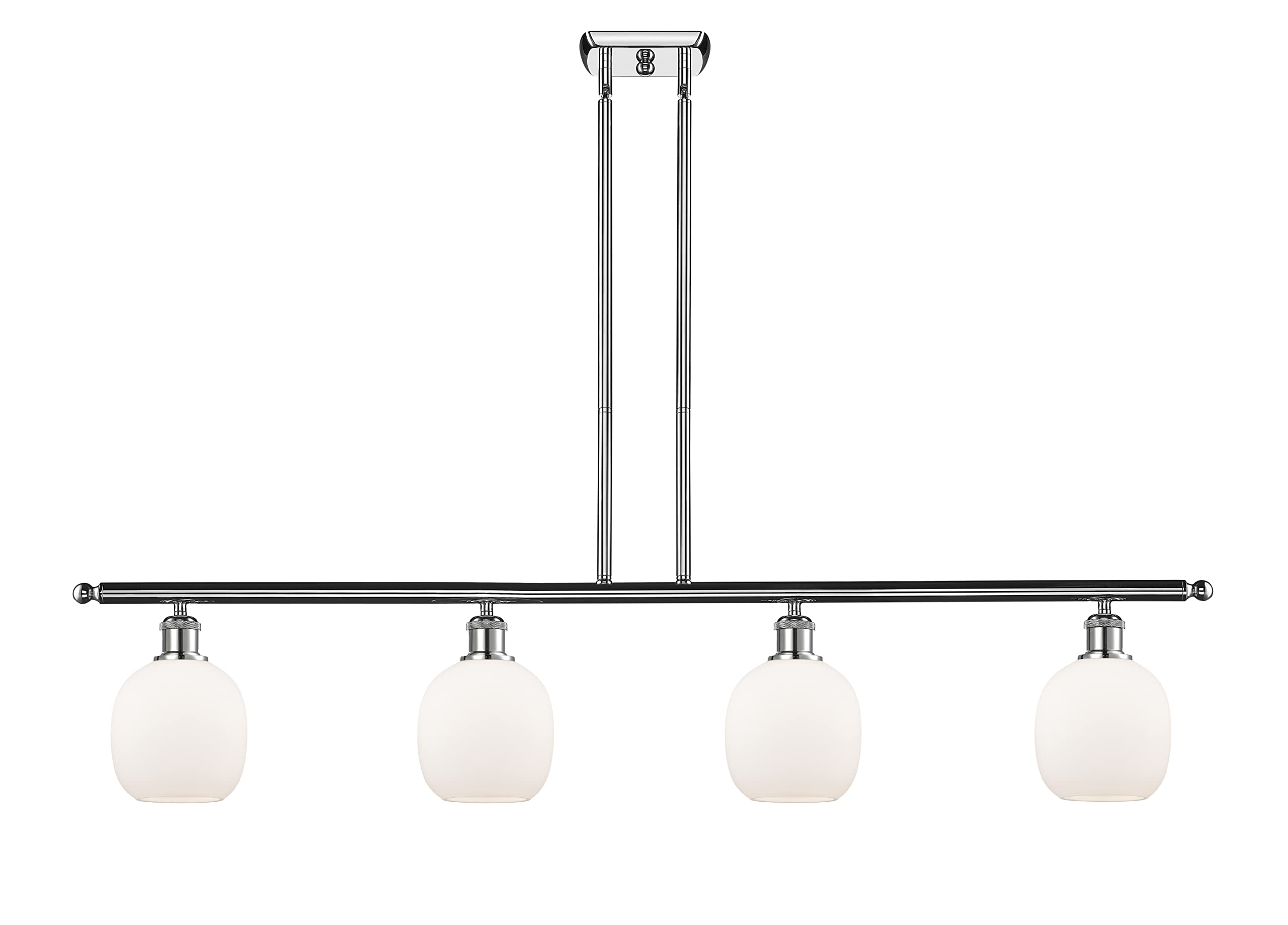 Innovations 516-4I-PC-G101-LED 4 Island Light Vintage Dimmable LED Pendant Lighting Fixture in Polished Chrome - Perfect for Kitchen Islands, Dining Rooms & Bar Counter Lighting