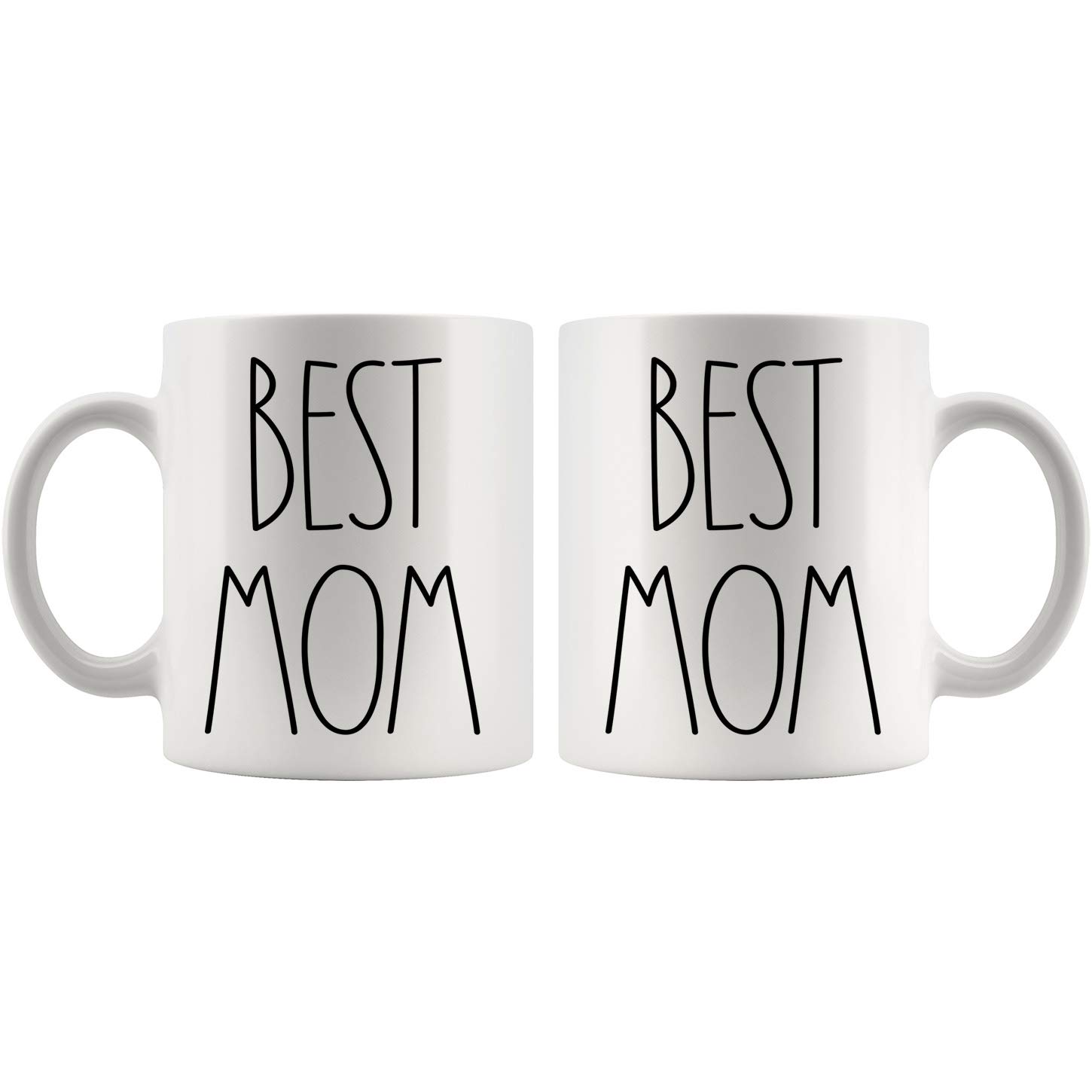 Best Mom Coffee Mug 11oz - Insulated Ceramic Cup for Mother's Day, Birthday & Christmas Gifts - Perfect for Home, Office & Travel Use - Heartwarming Present for Mom, Wife & Grandma