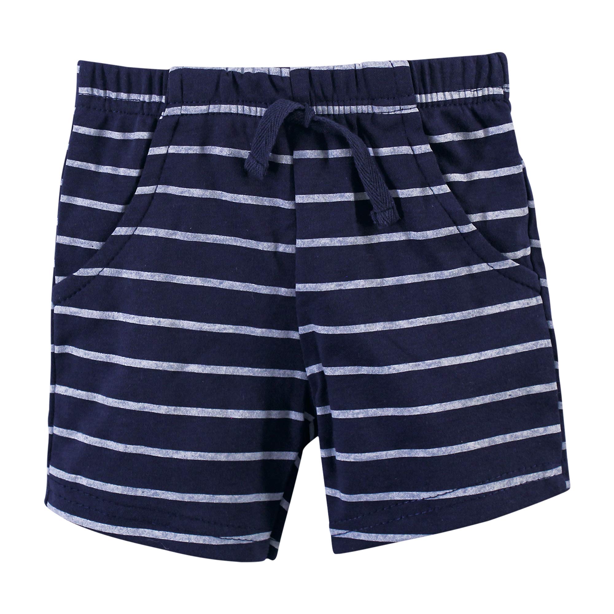 Hudson Baby Cotton Bodysuit Set with Shorts & Shoes for Newborns