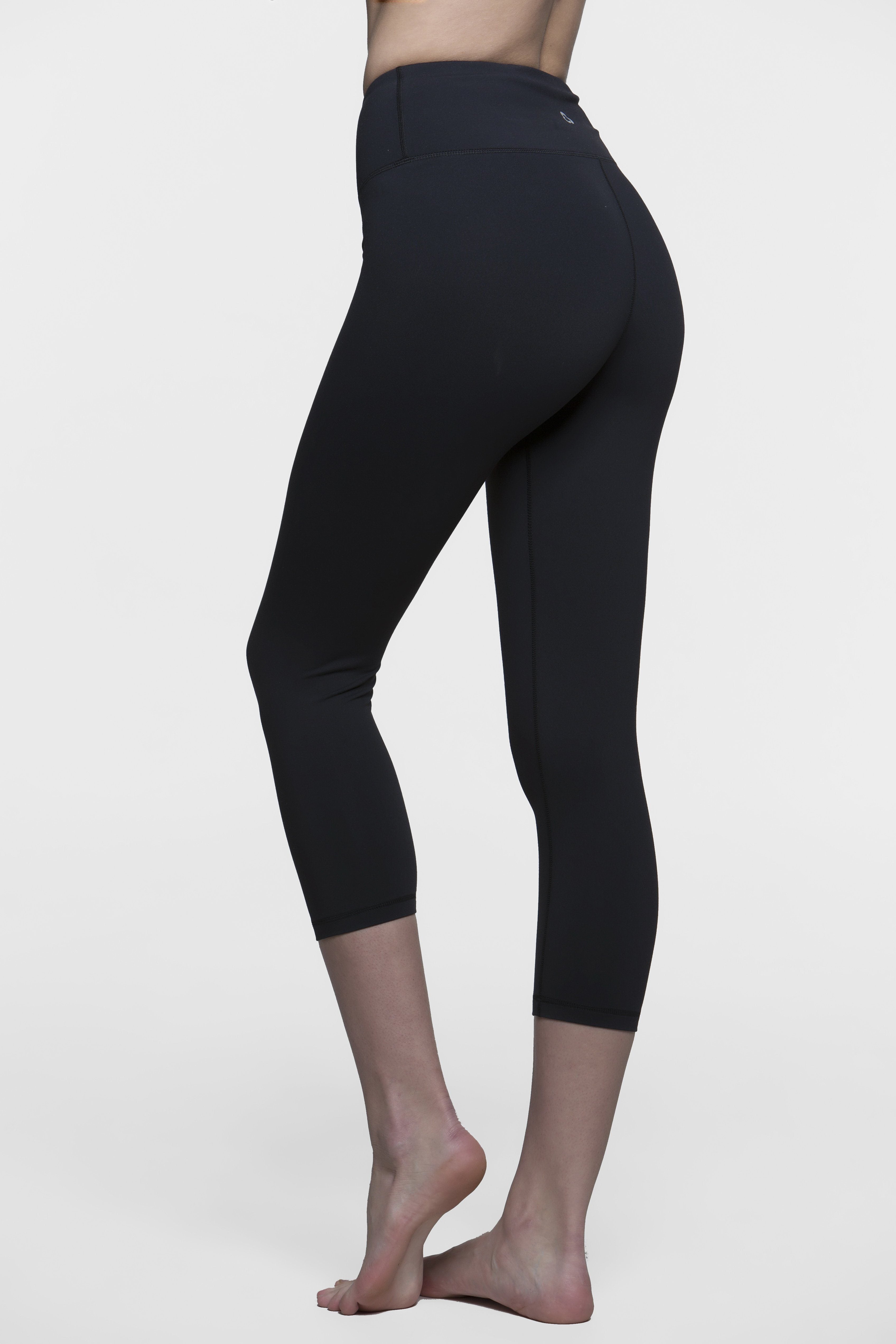 Jhene High Waist Crop Leggings for Women - Yoga, Workout & Running - Comfortable Stretchy Athletic Tights for Gym & Lounge