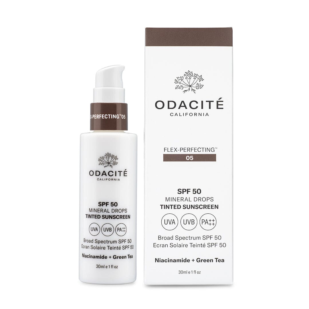 SPF 50 Flex Perfecting™ Mineral Drops Tinted Sunscreen - Oil-Free, Non-Greasy Face Sunscreen for Daily Protection | Perfect for Beach, Outdoor Activities & Sensitive Skin Care