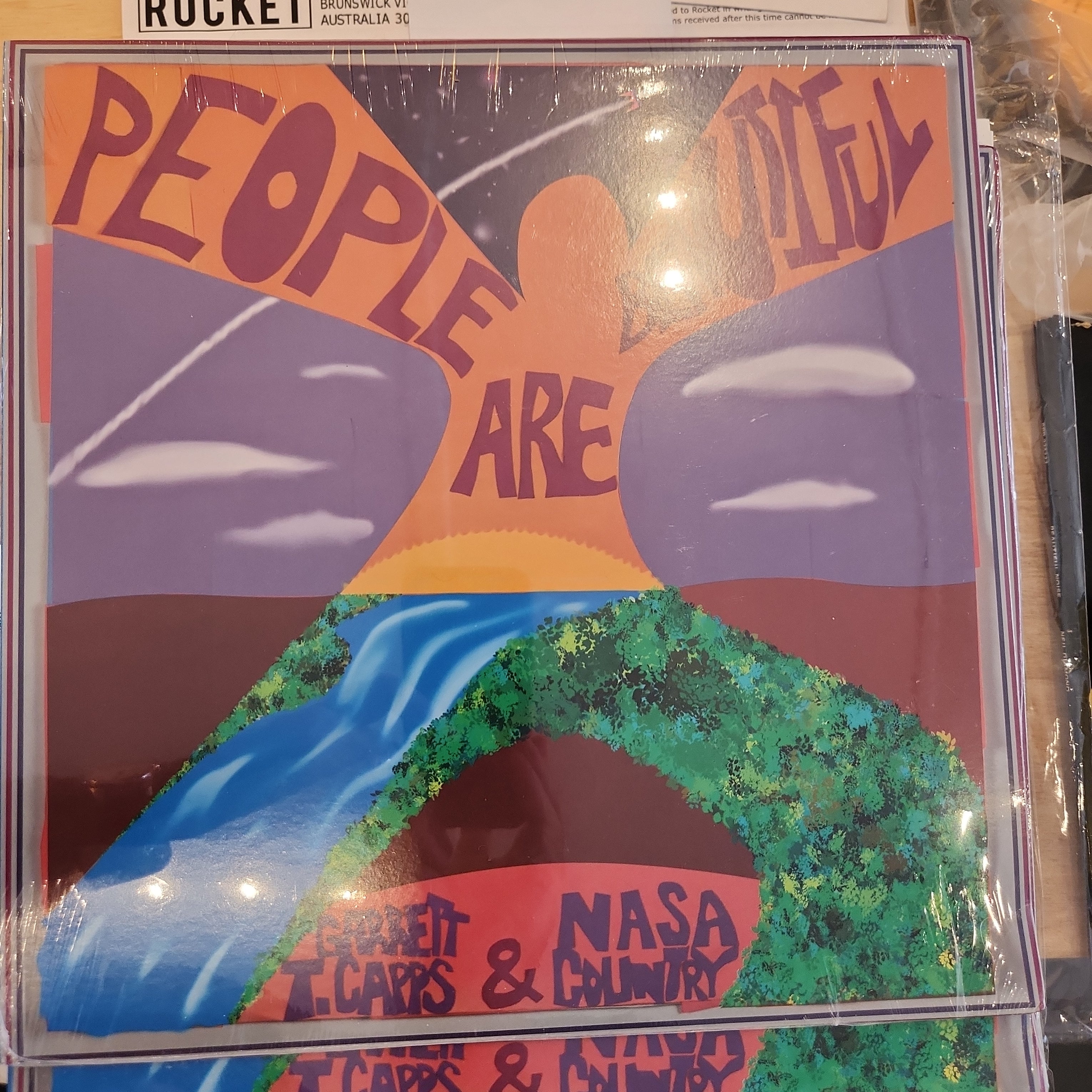 Garrtt T Capps & Nasa County - People Are Beautiful Vinyl Record LP | Country Music Album for Collectors & Music Lovers | Perfect for Home Listening, Gifts & Vinyl Collections