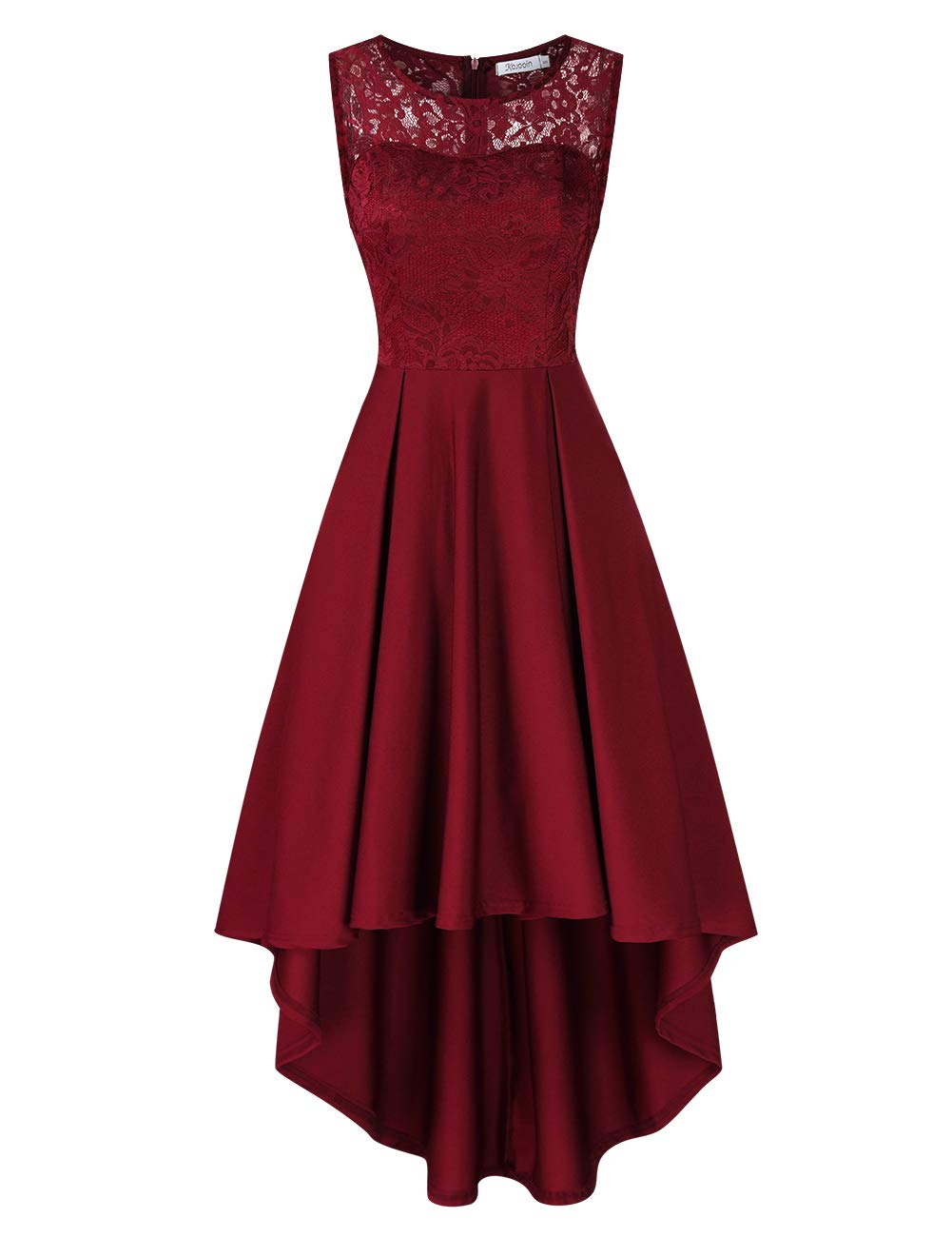Elegant Kojooin Women's Evening Dress - Long Lace Bridesmaid & Wedding Cocktail Dress with Irregular Hem (Eco-Friendly Reusable Packaging) | Perfect for Formal Events, Parties, and Special Occasions