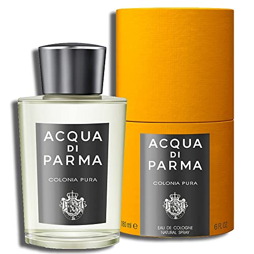 Acqua di Parma Colonia Pura Eau de Cologne Spray 180ml (6.0 oz) - Fresh Citrus Aromatic Fragrance for Men & Women - Perfect for Daytime Wear, Office & Special Occasions
