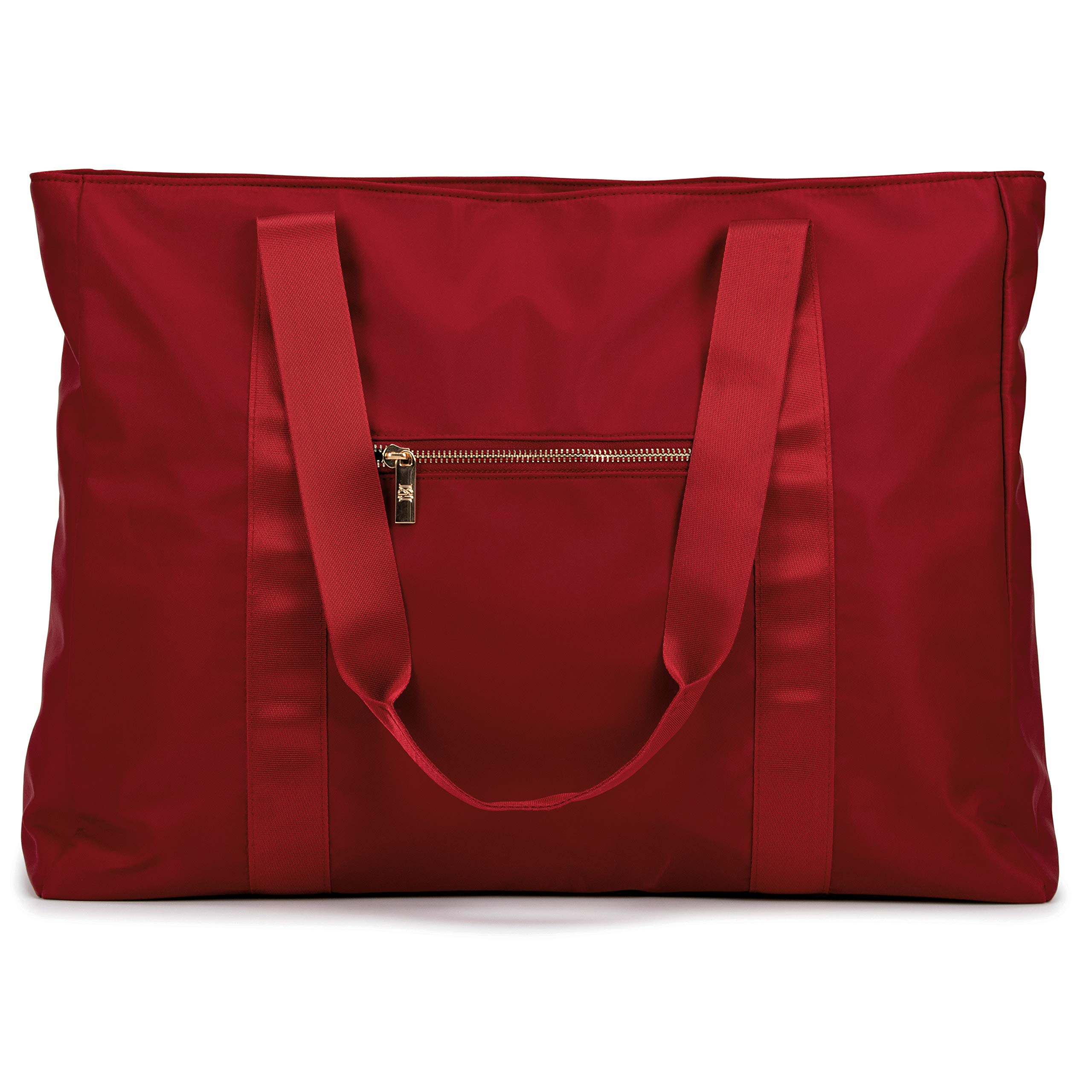 BADGLEY MISCHKA Nylon Travel Tote Weekender Bag - Lightweight Packable Carry-On Luggage for Women | Perfect for Weekend Getaways, Business Trips & Airplane Travel