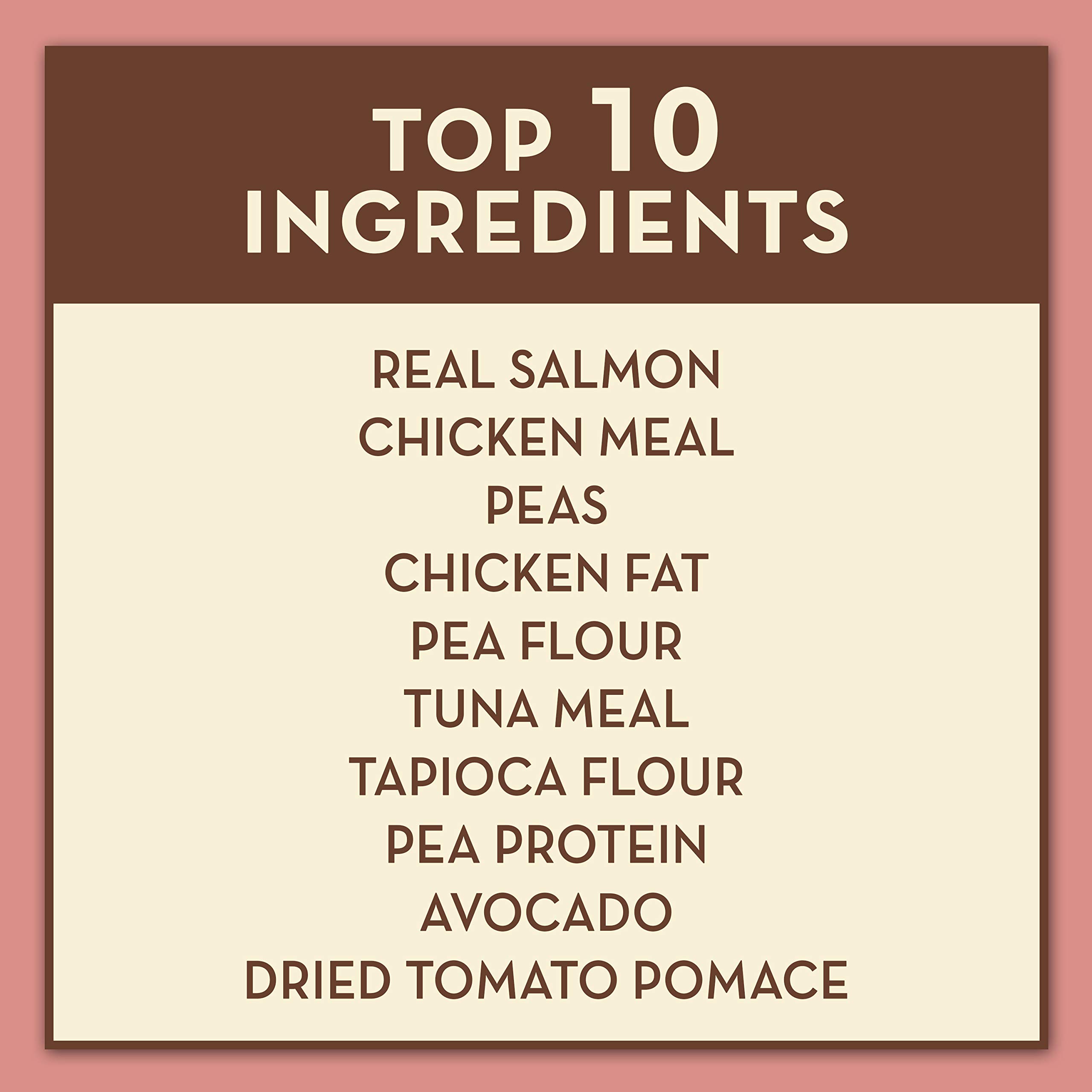 AvoDerm Natural Grain-Free Salmon & Tuna Dry Dog Food - 2.5lb Bag for Adult Dogs - High Protein & Omega-3 for Healthy Skin & Coat - Perfect for Sensitive Stomachs & Allergies