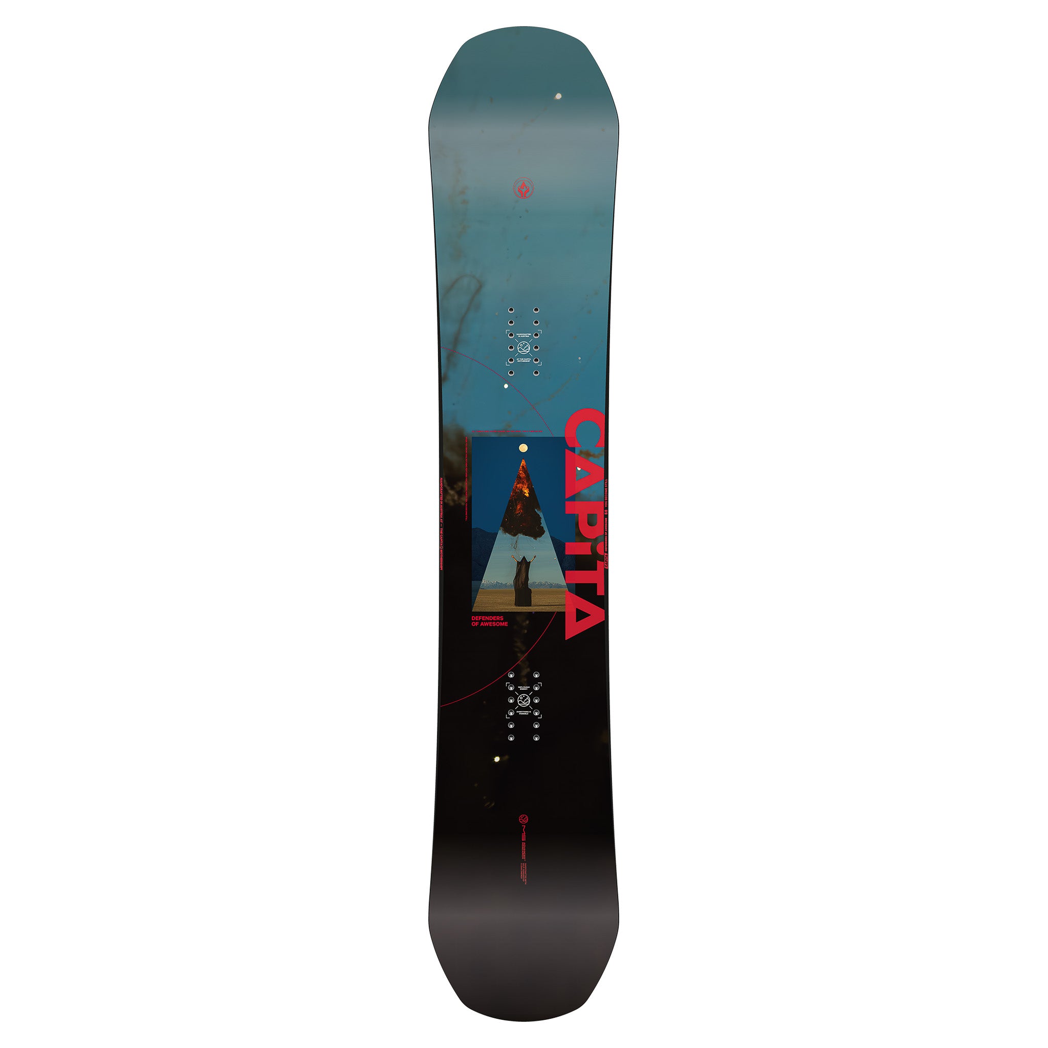CAPiTA Defenders Of Awesome Snowboard 2025 - Premium All-Mountain Freestyle Snowboard for Men & Women - Perfect for Park, Powder & Freeride Adventures