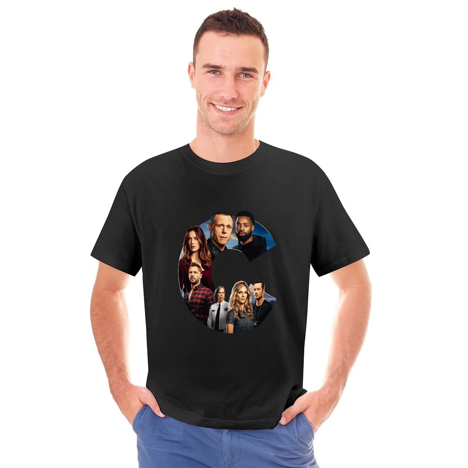 Funny Men's Graphic T-Shirt - Medium Black Pullover Tee for Casual Wear & Gifts - Perfect for Everyday Outfits, Parties, and Relaxing at Home
