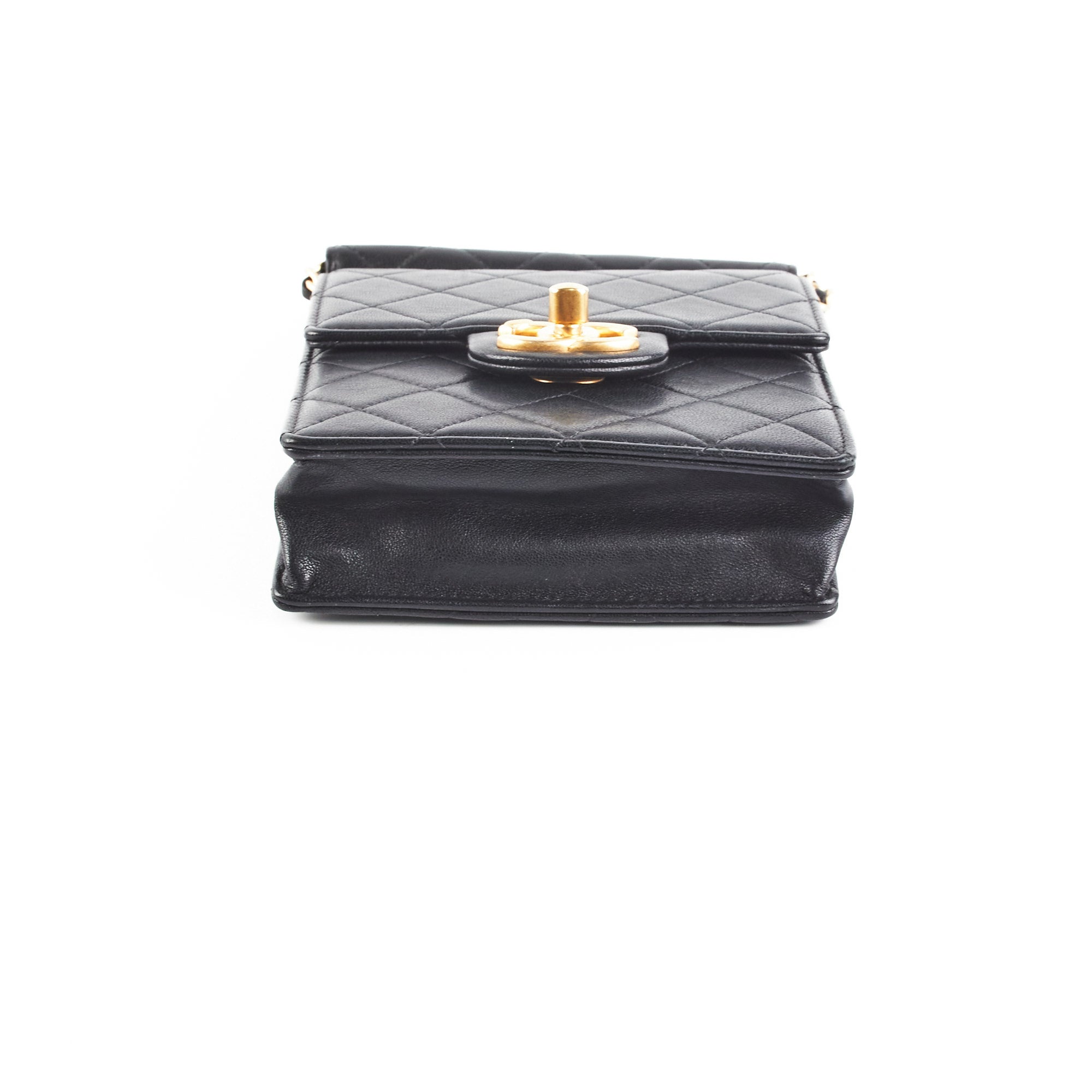 Chanel Quilted Vertical Pearls Clutch Bag in Black - Elegant Evening Clutch for Parties, Weddings & Special Events