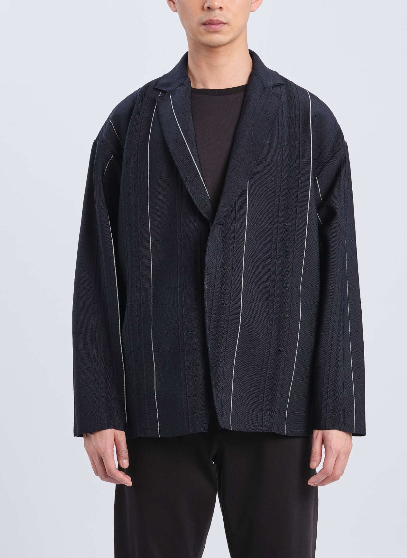 Stylish Polyester Elastane Business Knit Soft Blazer for Women - Perfect for Office Wear, Professional Meetings & Formal Occasions