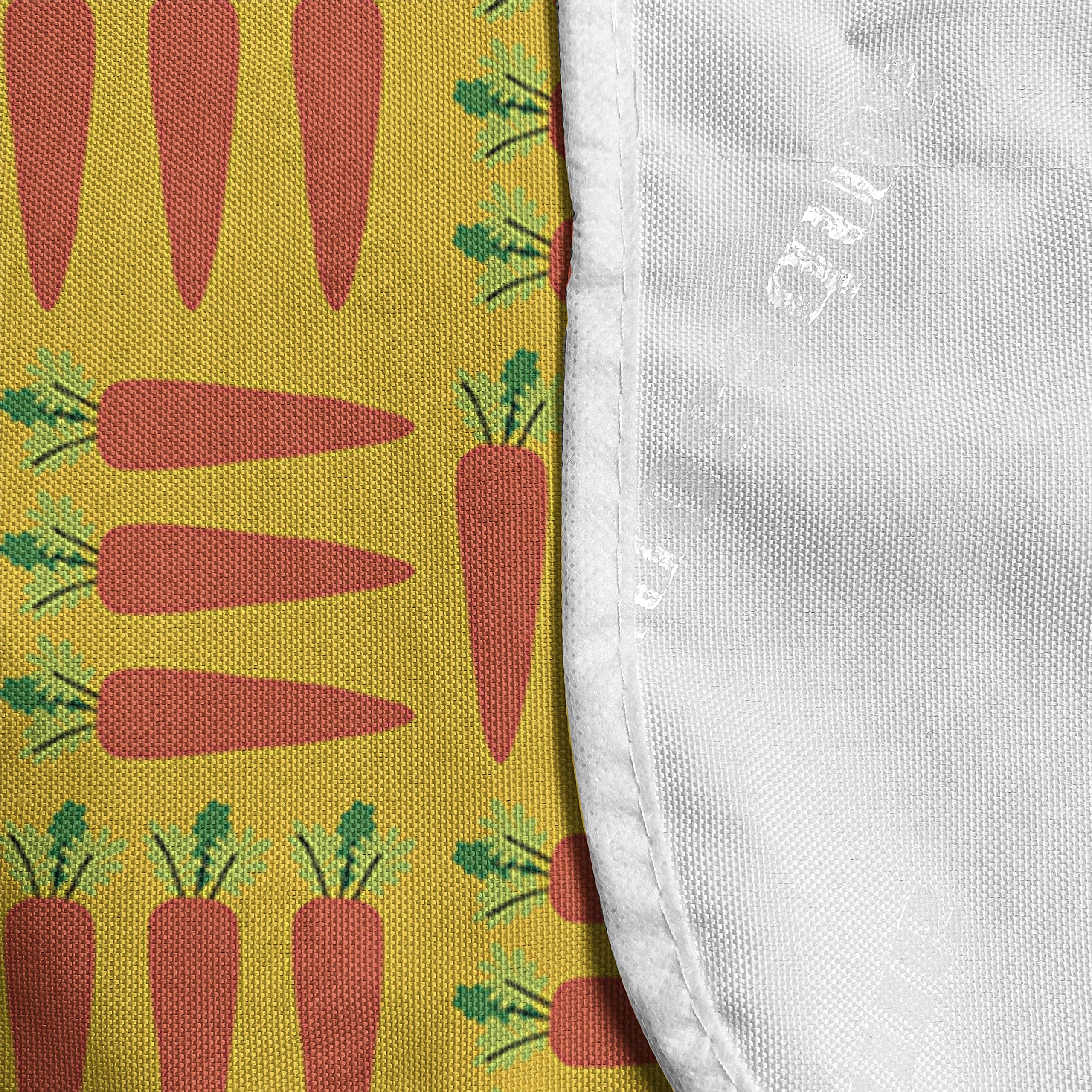 Ambesonne Microwave Cover with Cartoon Carrots Design - Waterproof Kitchen Organizer with Pockets, 36