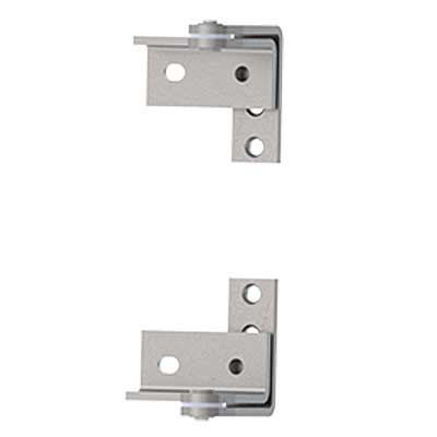 Hager 615 Heavy Duty Pivot Set for Frameless Glass Doors - Satin Chrome Finish - Perfect for Commercial & Residential Entryways