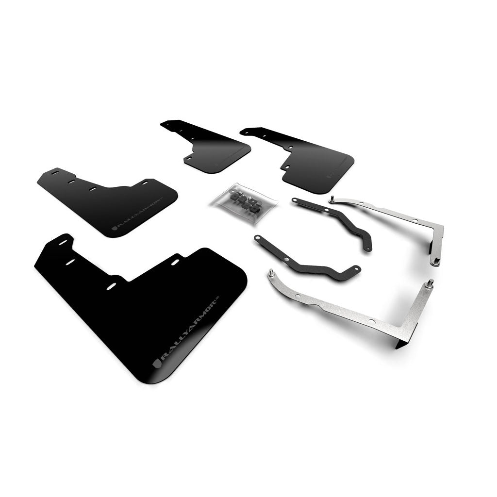 Rally Armor UR Mud Flaps for Subaru Crosstrek 2018-2023 | Durable Splash Guards for Off-Road & Winter Driving Protection