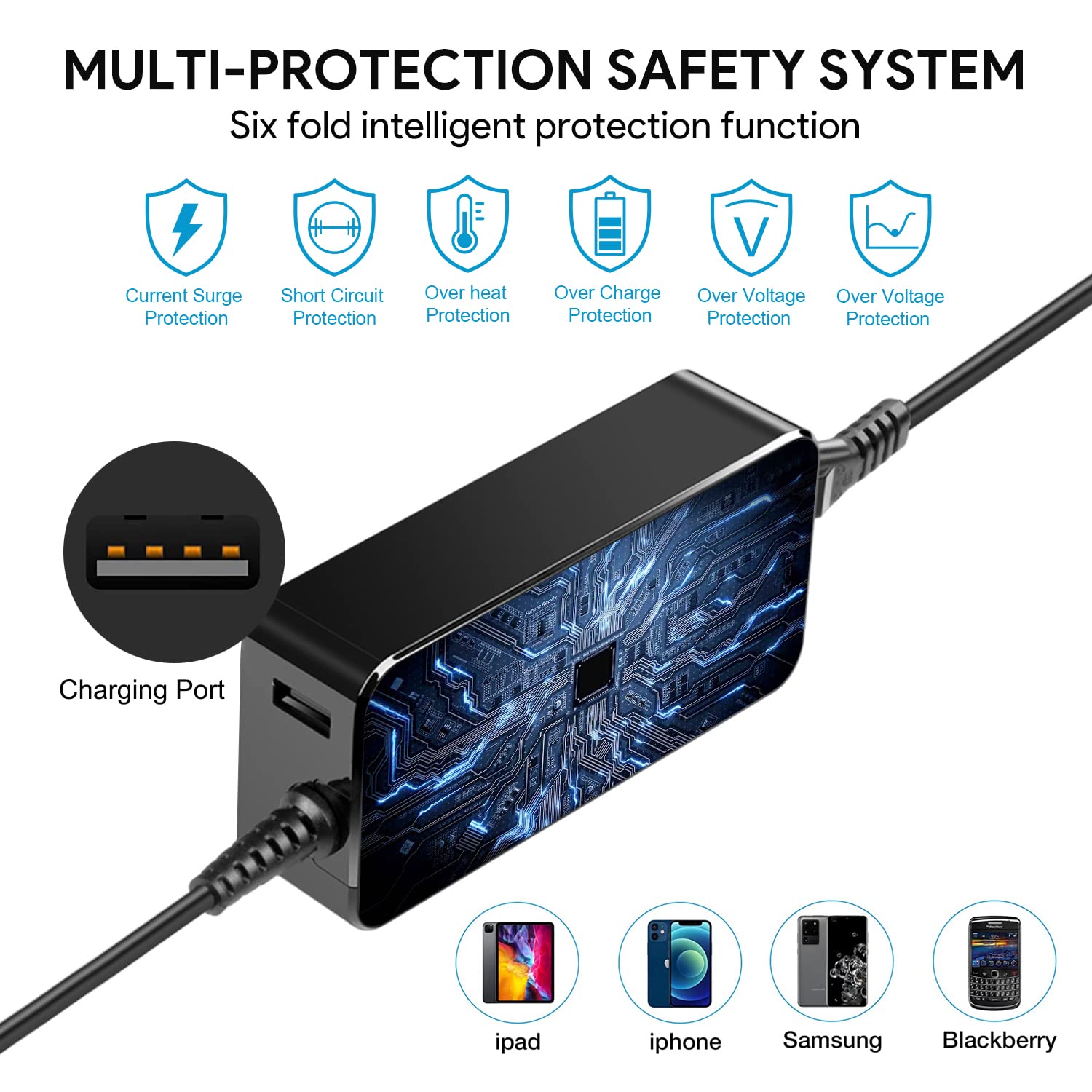 DJI Mavic Air 2S & Air 2 Battery Charger - 13.2V 2.82A AC Adapter with 5V USB Port - Replacement Power Supply for DJI Drones - Perfect for Travel, Outdoor Photography & Aerial Filming