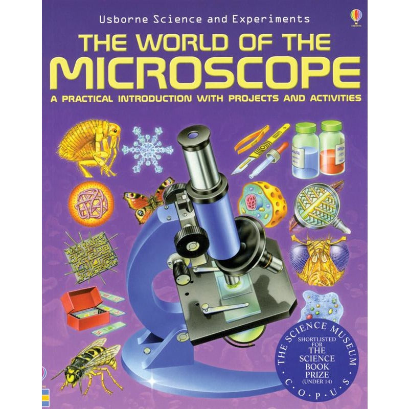 The World of the Microscope Book - Science Learning Guide for Kids & Students | Perfect for Homeschooling, Classroom Education & STEM Activities