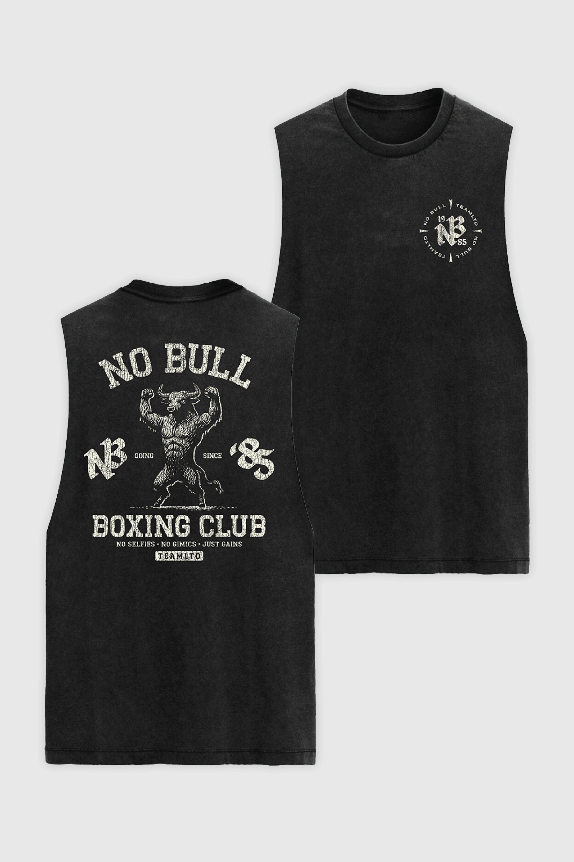 No Bull Aussie Tank Top - Premium Cotton Muscle Tee for Men & Women - Gym, Workout, Casual Wear