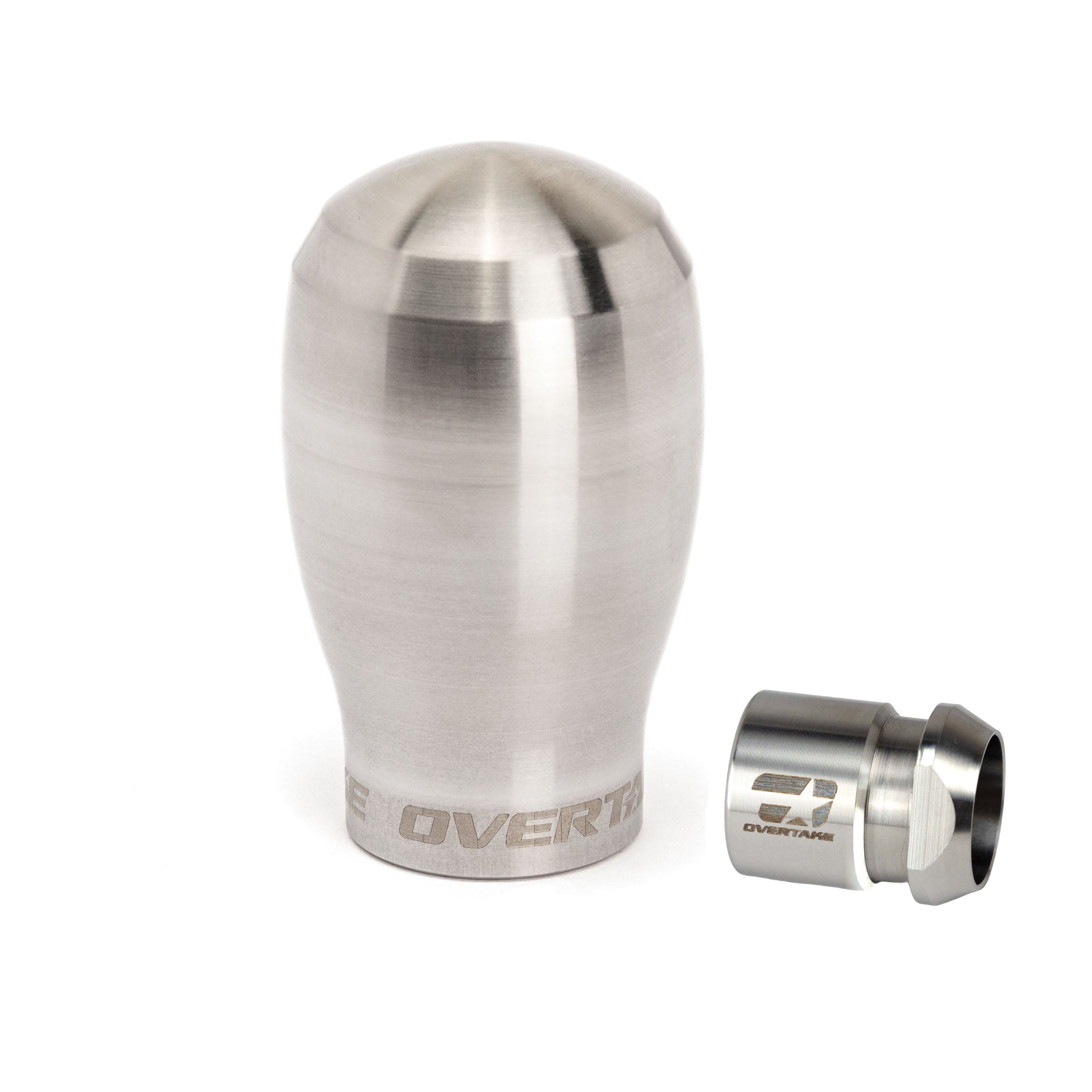 Overtake Weighted Teardrop Shift Knob - Premium Aluminum Manual Transmission Shifter for Cars & Trucks - Perfect for Racing, Daily Driving & Car Enthusiasts