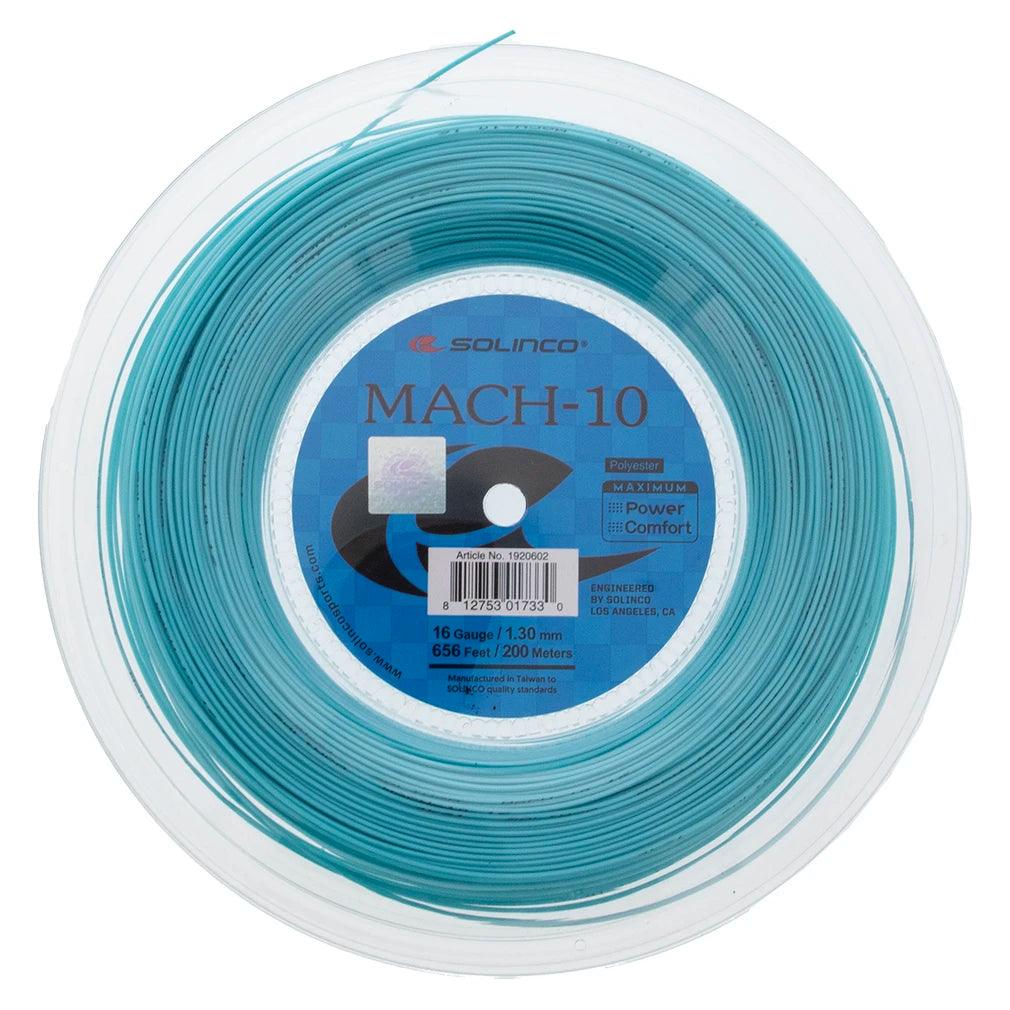 Mach 10 Tennis String Reel - Professional Tennis String for Durability & Performance | Perfect for Tennis Rackets, Stringing Machines & Tournament Play