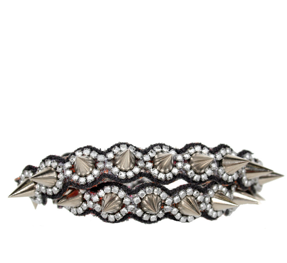 Deepa Gurnani Spike Headband - Stylish Rhinestone Hair Accessory for Women | Perfect for Weddings, Parties & Special Occasions