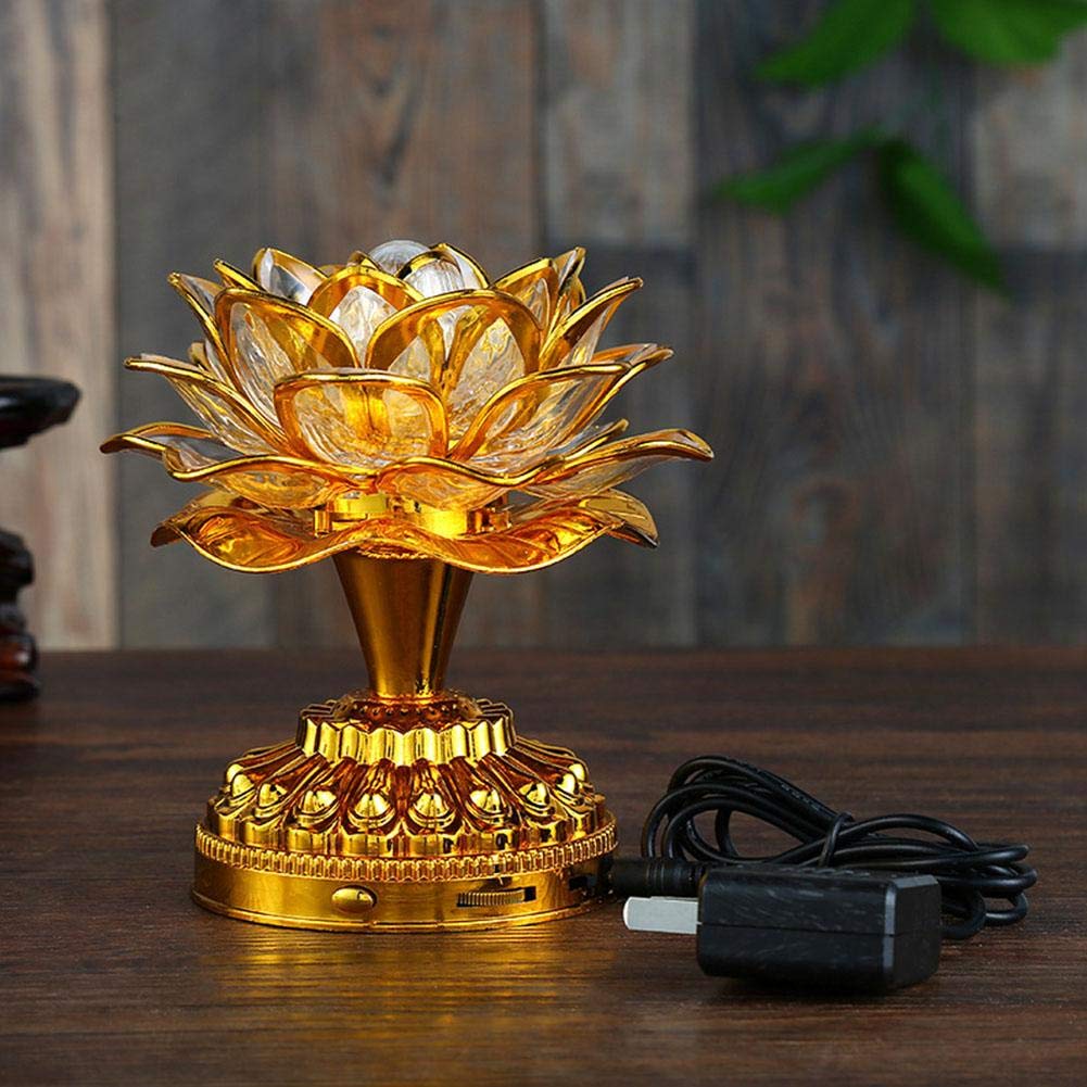 Buddha Machine with LED Lotus Lamp - 36 Soothing Prayer Songs for Meditation & Relaxation (Battery Not Included) | Perfect for Home Altar, Yoga Studio, and Spiritual Decor