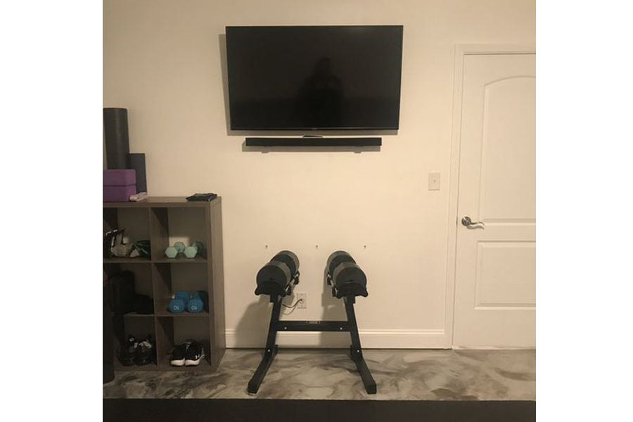 Adjustable Dumbbell Stand for Home Gym - NÜOBELL Double Legged Weight Rack for Strength Training & Fitness Workouts - Perfect for Small Spaces & Compact Home Workouts