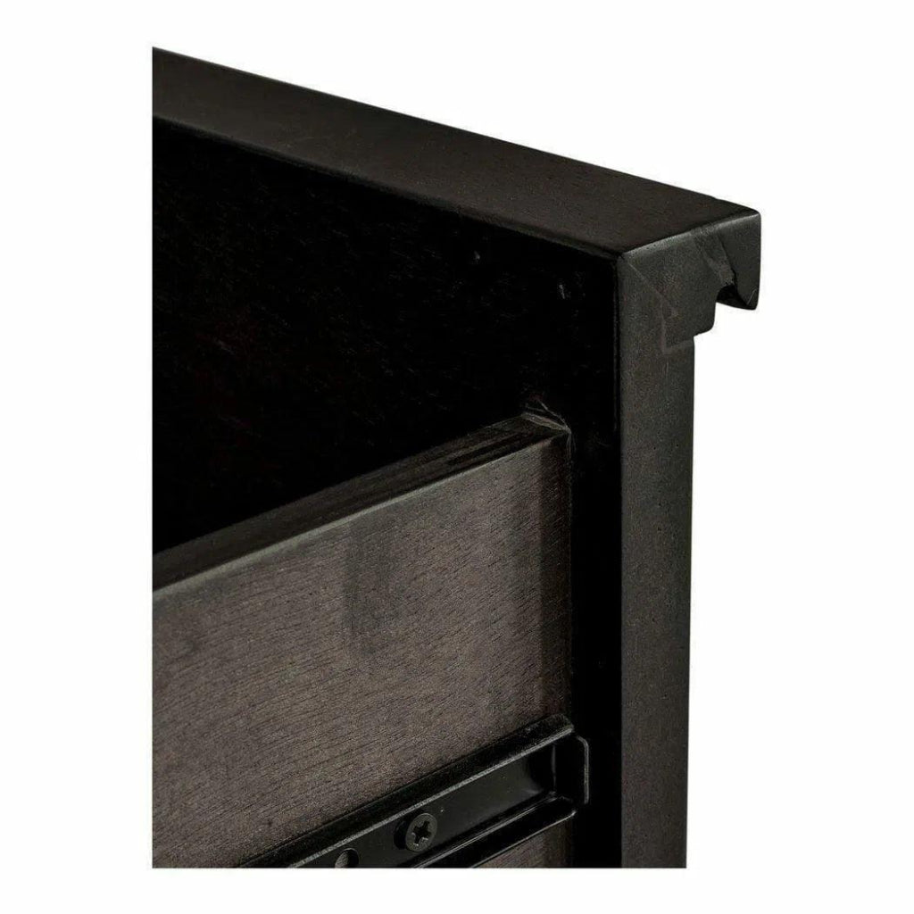 26.5 Inch Grey Contemporary Nightstand - Modern Bedside Table for Bedroom, Living Room, or Guest Room