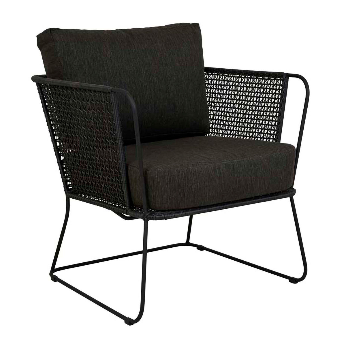 Cabana Sleigh Occasional Chair - Modern Accent Chair for Living Room, Bedroom, or Office - Perfect for Relaxing, Reading, and Adding Stylish Comfort to Any Space
