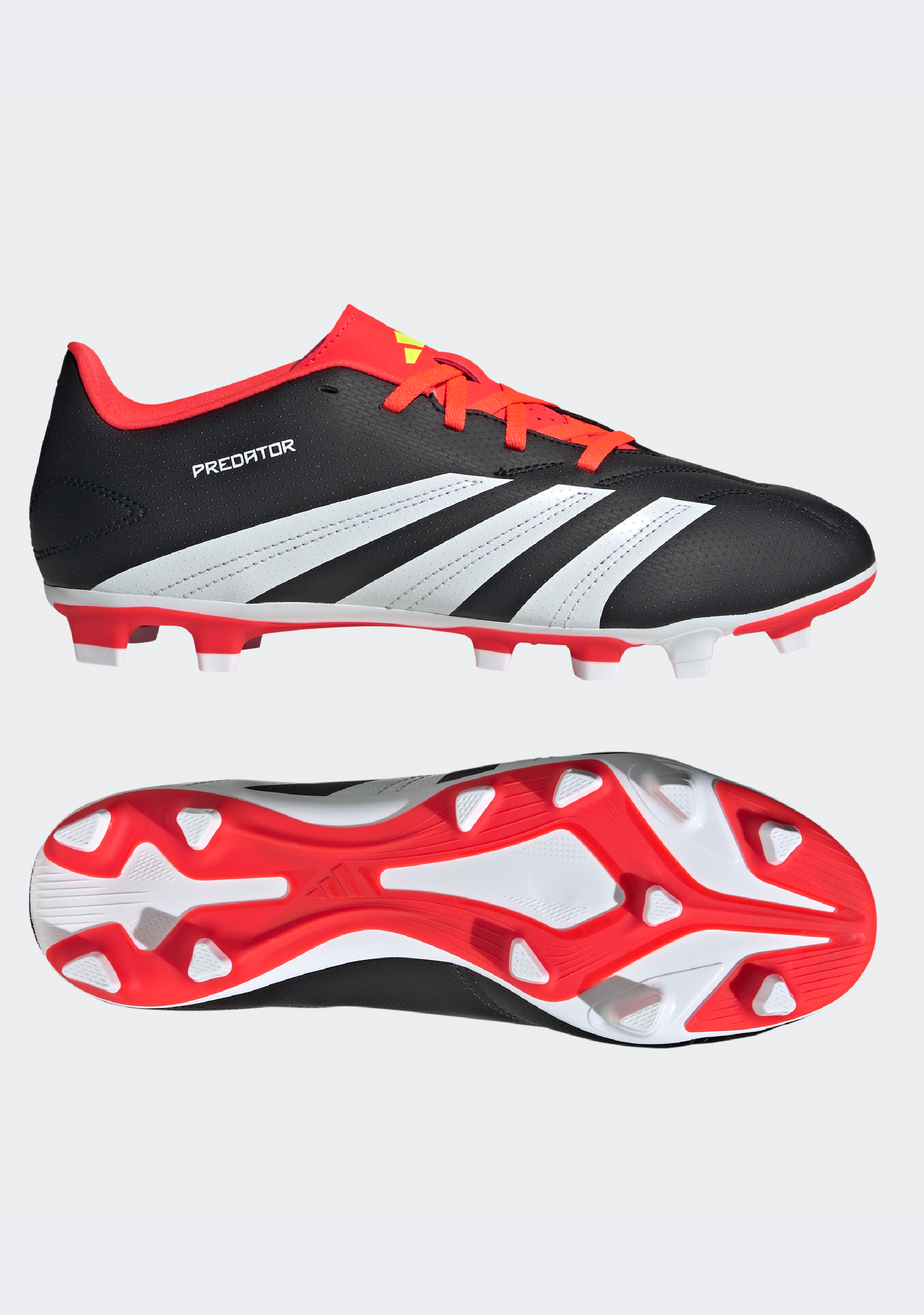 Adidas Predator Club FG Men's Soccer Cleats - Lightweight Flexible Football Boots for Firm Ground, Perfect for Training & Matches