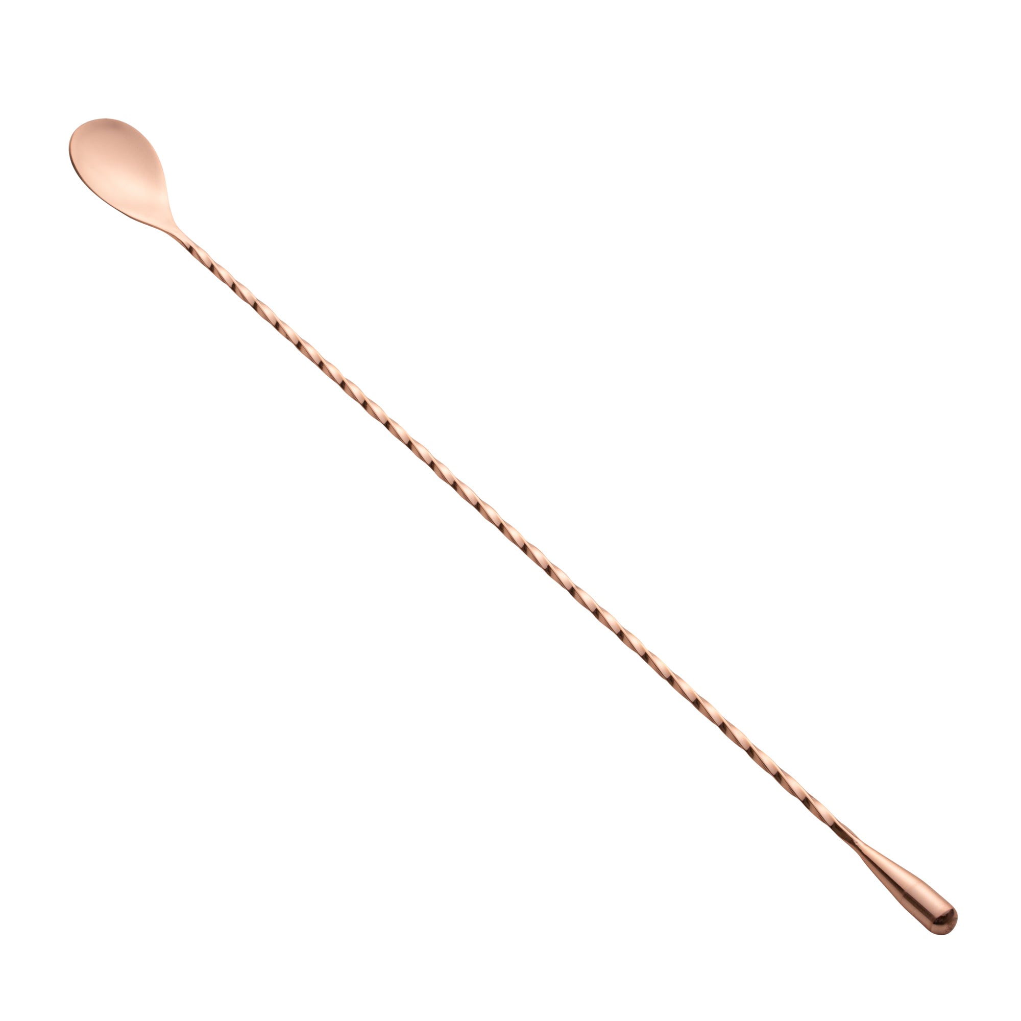 Premium Bar Lux Copper Plated Stainless Steel Belicoso Bar Spoon - 16