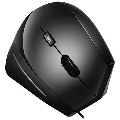 Adesso IMOUSE E2 Vertical Ergonomic Laser Mouse - Comfortable Wireless Computer Mouse for Office & Gaming - Reduce Wrist Pain for Long Hours of Work or PC Gaming