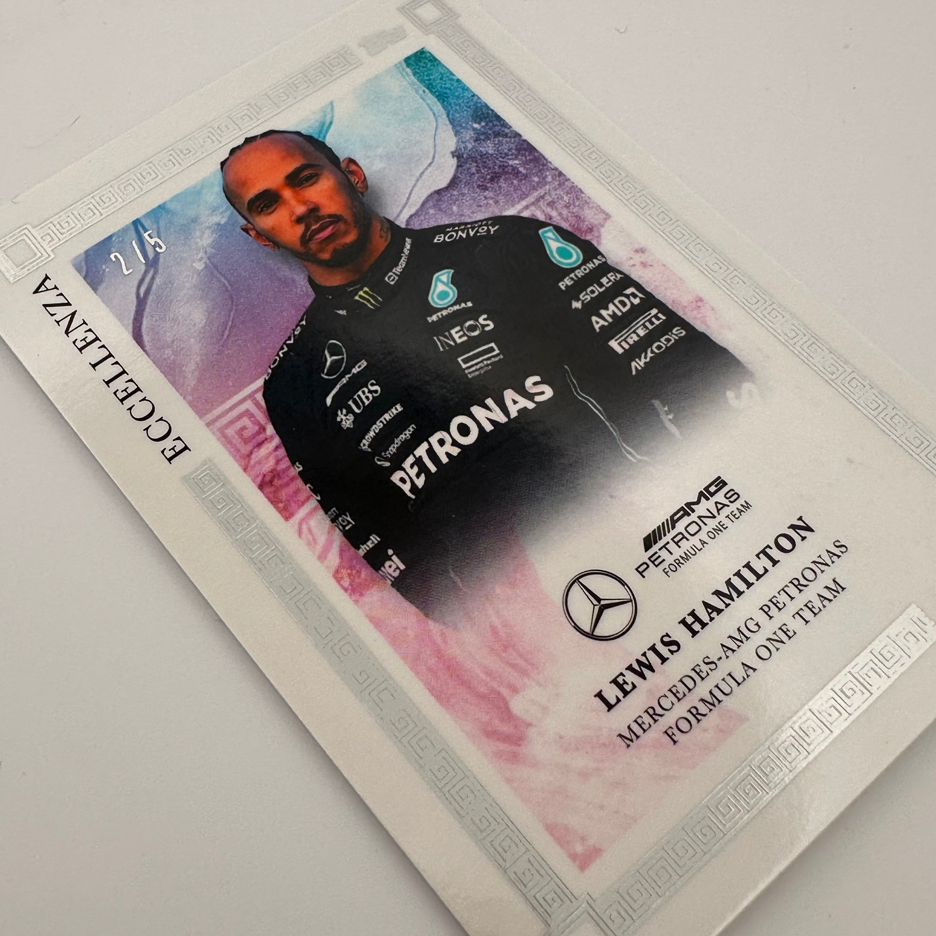2/5 Rainbow Lewis Hamilton 2023 Eccellenza - Premium Collectible F1 Racing Memorabilia for Fans & Collectors - Perfect for Display, Gifts, and Racing Enthusiast Collections