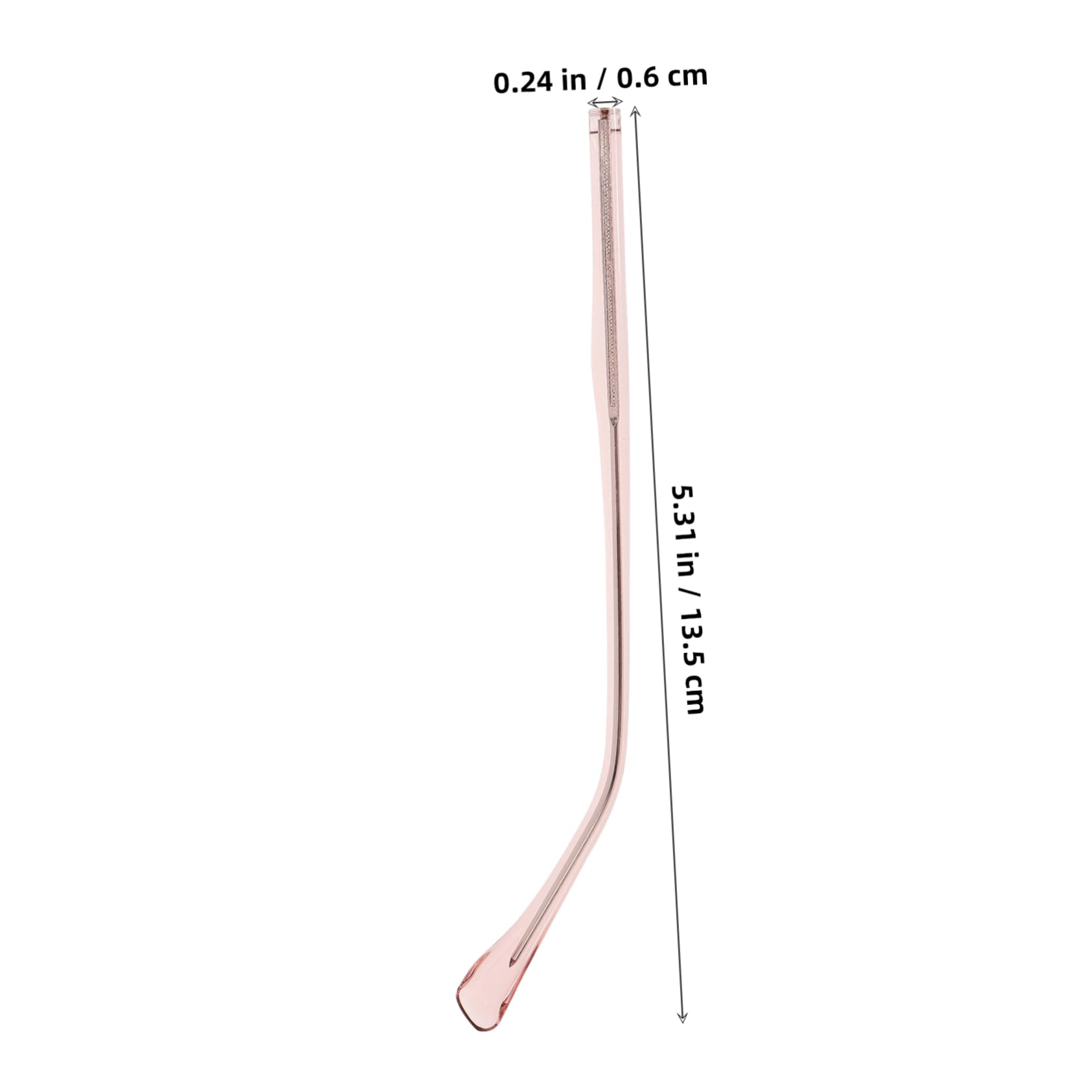 STOBOK Rose Gold Metal Glasses Repair Kit - 1 Pair of Glasses Accessories for Broken Frames, Nose Pads & Screws - Perfect for Eyeglass, Sunglass & Reading Glass Fix at Home or Travel