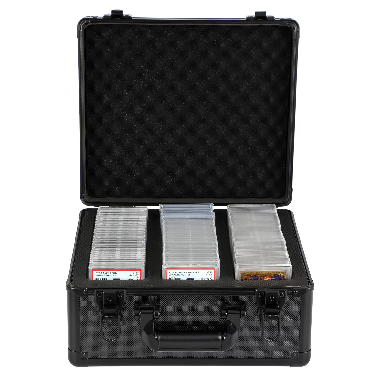 Premium Graded Sports Card Storage Box - PSA BGS FGS & SGC Compatible Trading Card Organizer | XL Size for Pokemon MTG Baseball Cards | Perfect for Collectors & Card Show Transport