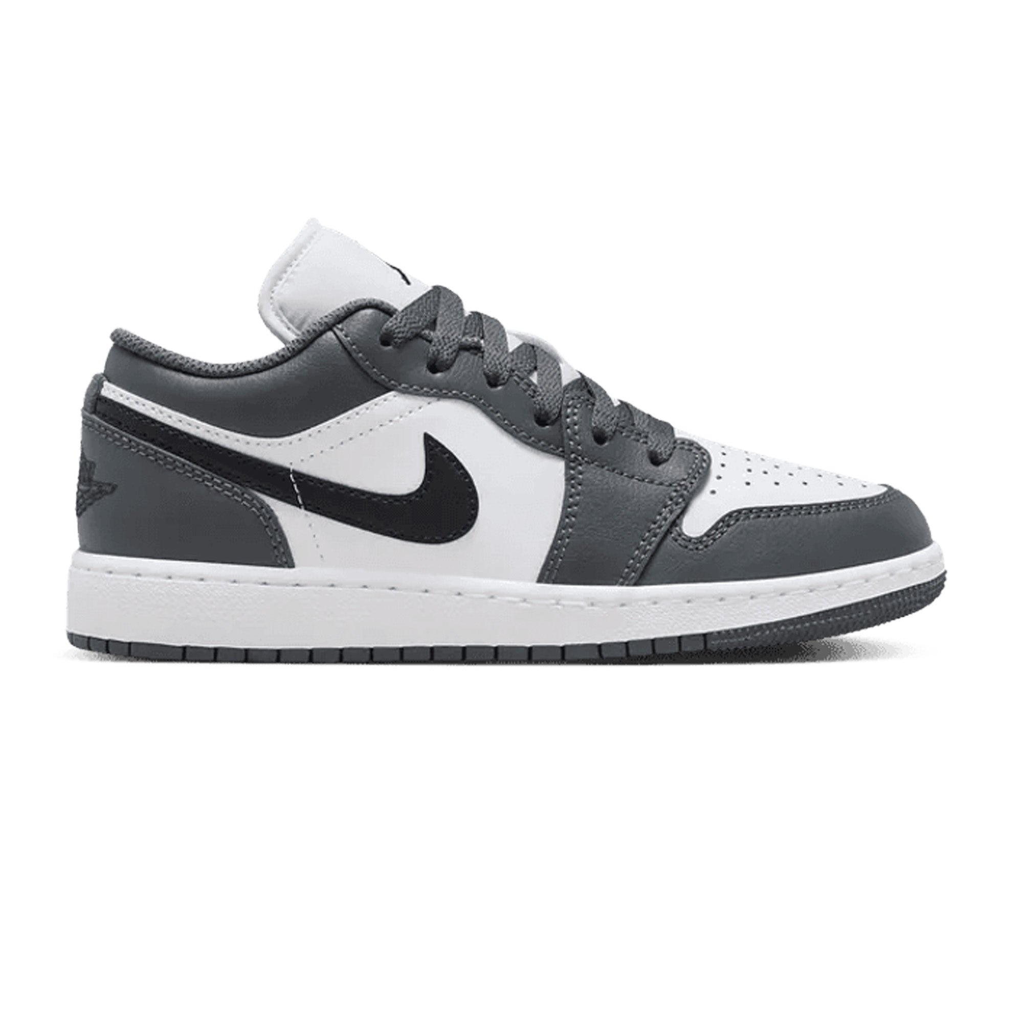 Air Jordan 1 Low 'Iron Grey' GS Sneakers for Girls (2024) - Casual Wear, School & Basketball Shoes for Teens