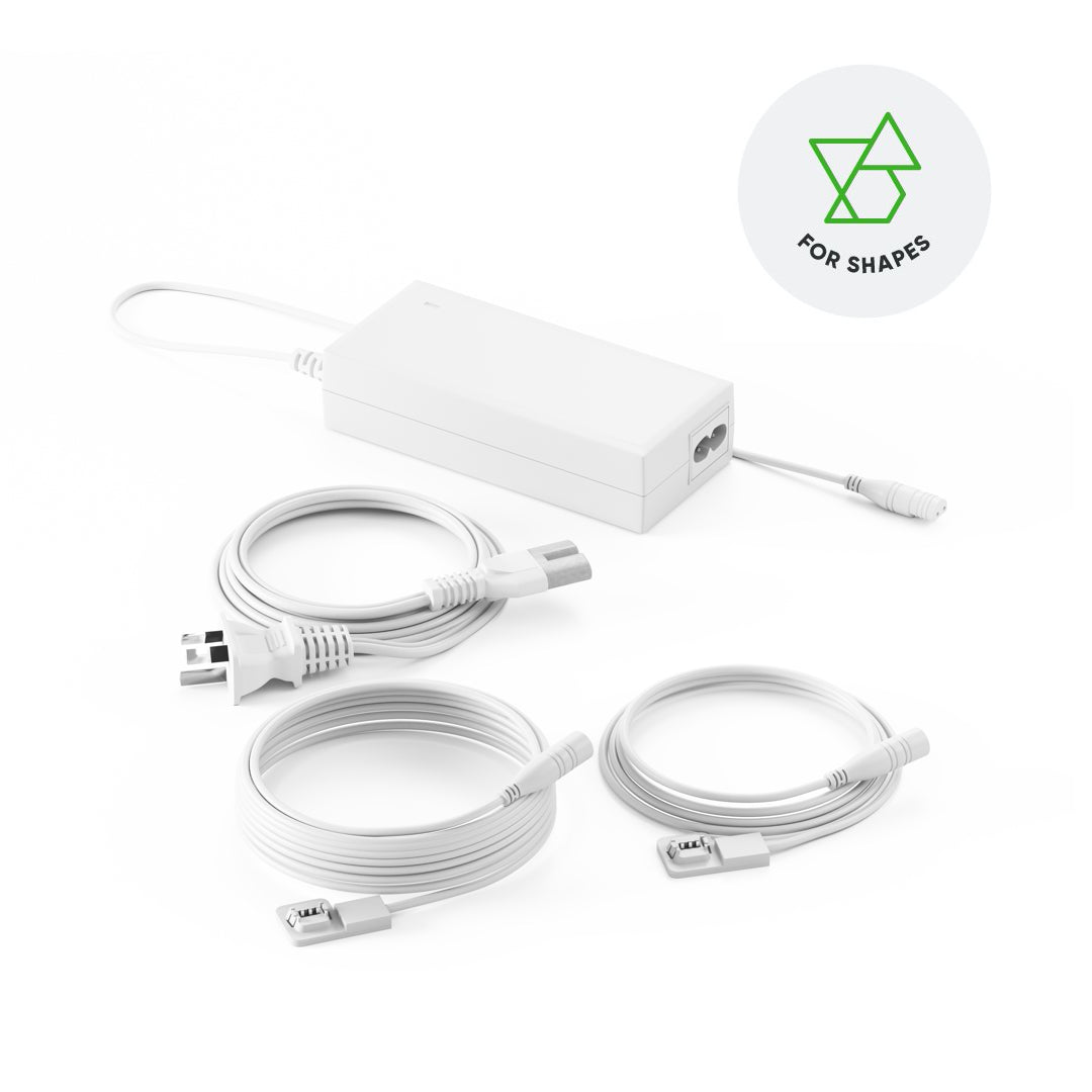 Nanoleaf Shapes 75W Plug-In Power Supply - Smart LED Light Panel Adapter for Home & Office Decoration