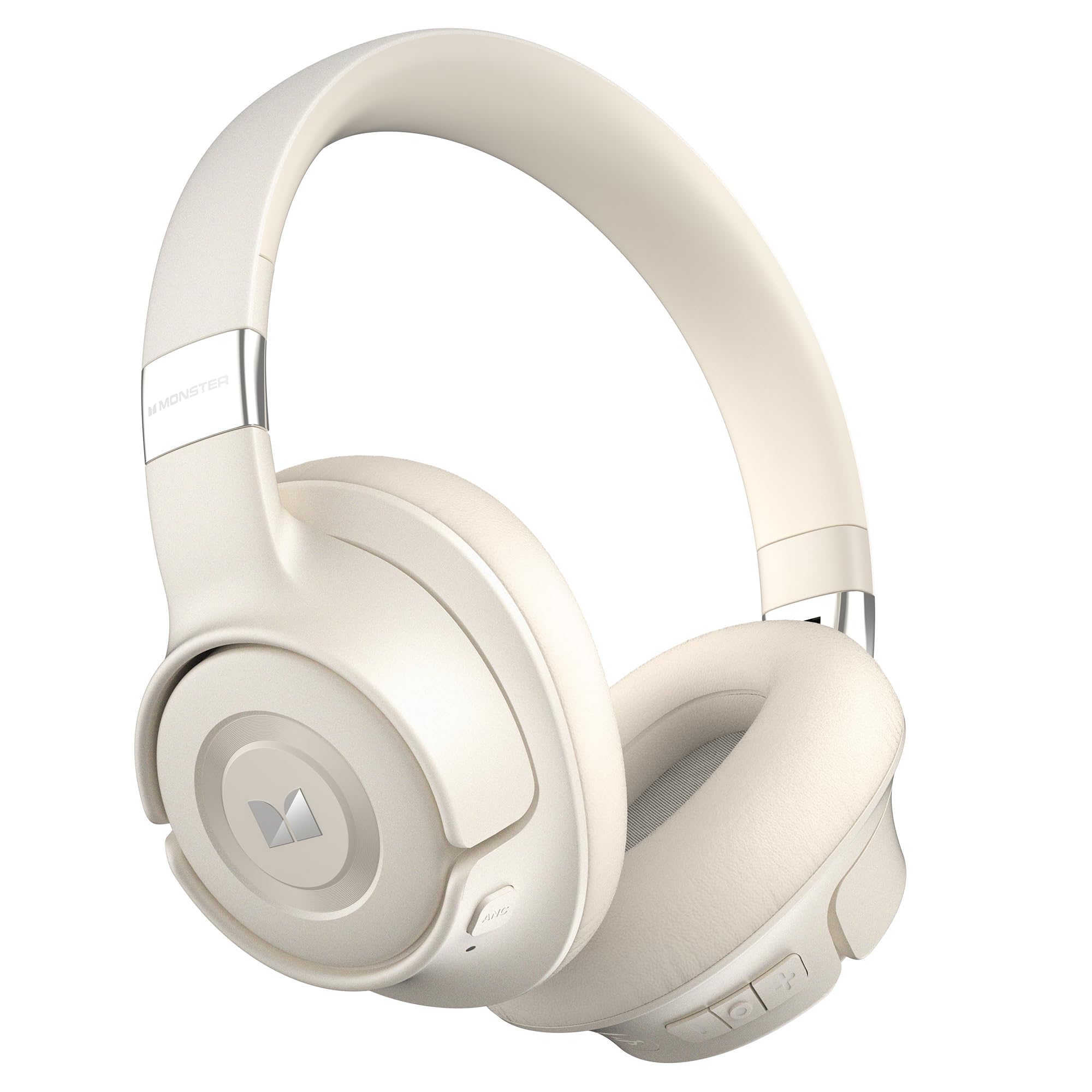 Monster Persona SE ANC Active Noise Cancelling Bluetooth Over-Ear Headphones with Built-in Mic, 60H Playtime, HiFi Stereo & Deep Bass - Wireless Headphones for Home Office, Travel, Gaming & Music Listening