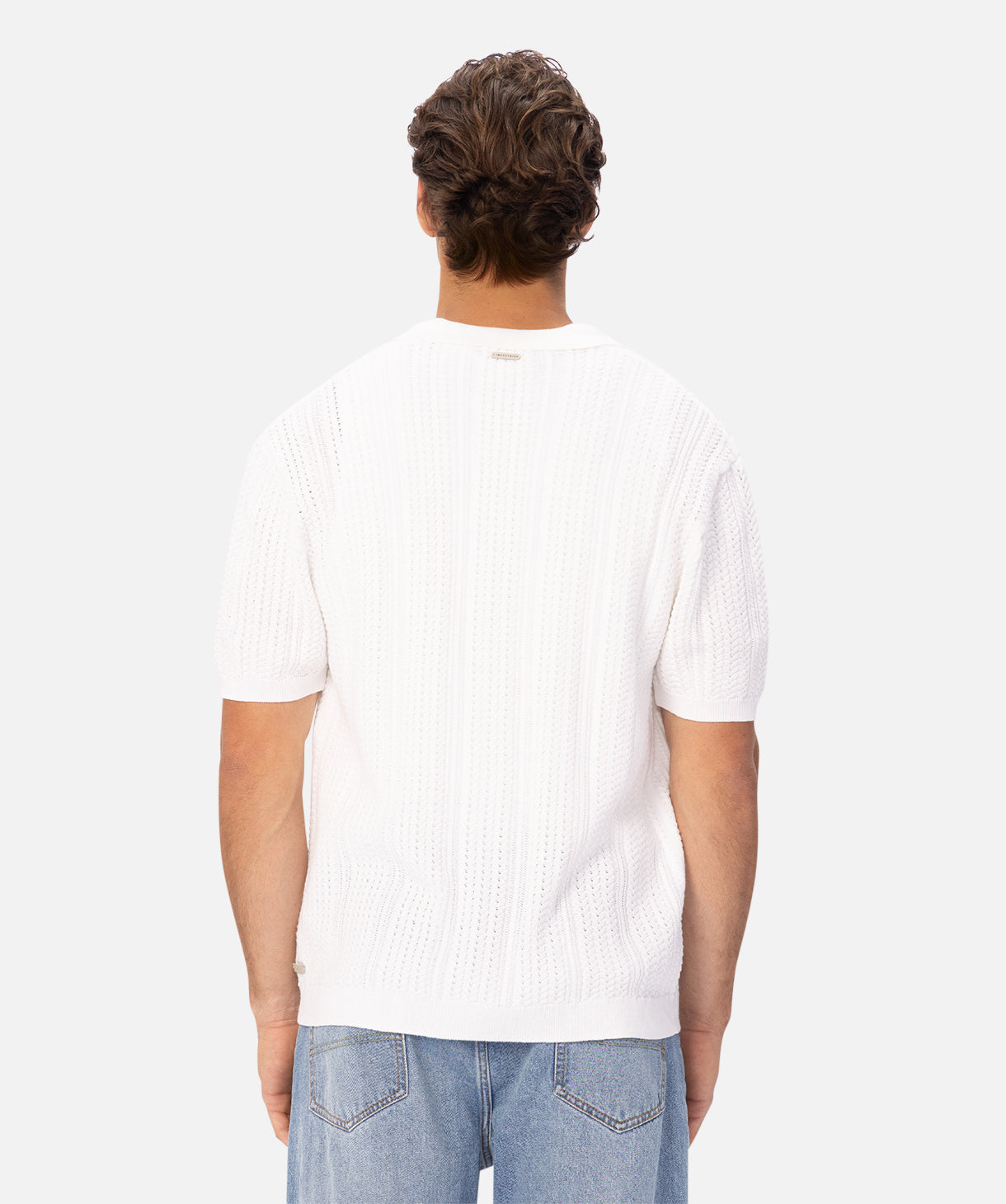 Alessio Short Sleeve Shirt for Men - Ivory Cotton Casual Button Down Shirt | Perfect for Office, Date Night & Summer Outfits
