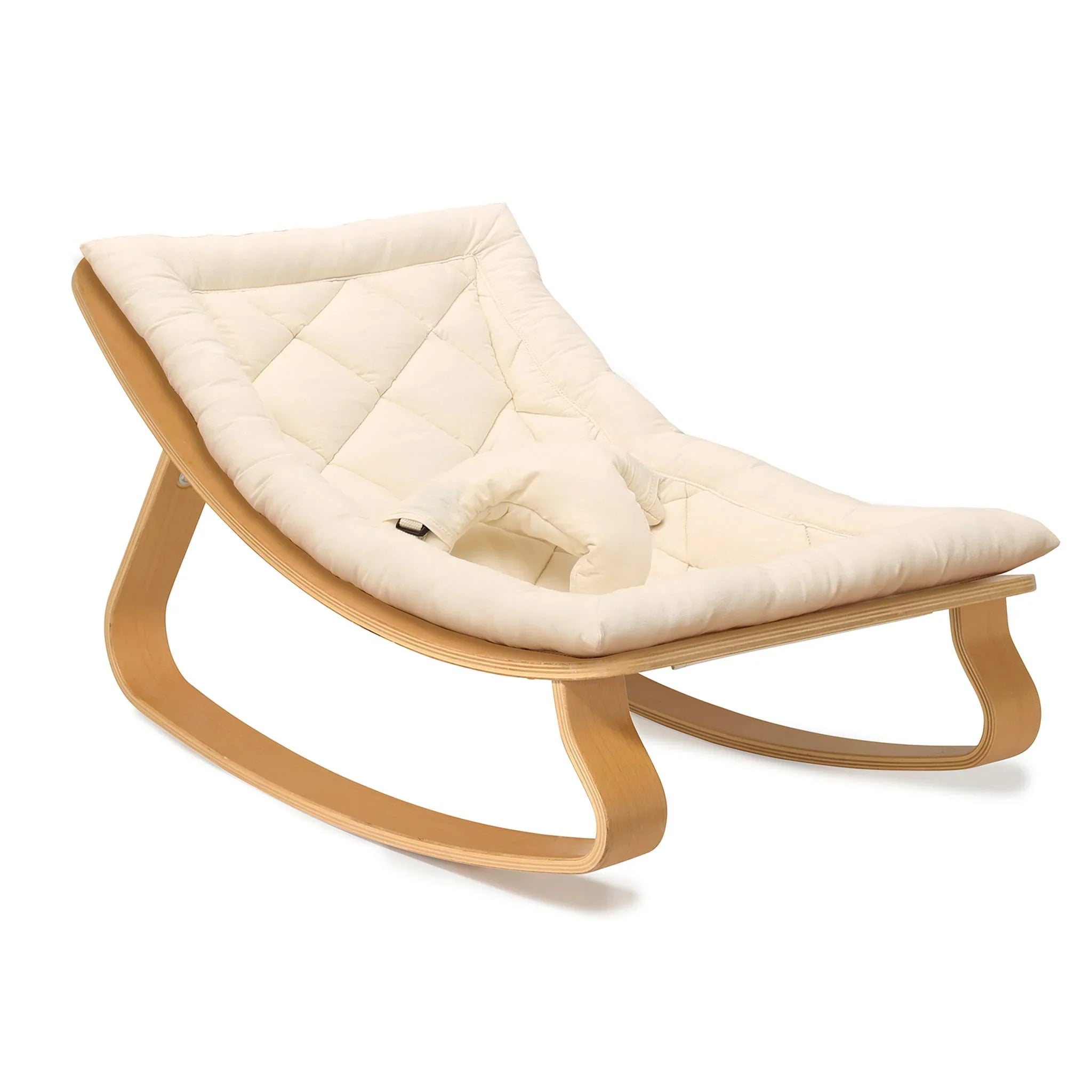 Natural Wood Baby Rocker - Modern Nursery Rocking Chair for Newborns & Toddlers | Safe, Comfortable & Stylish | Perfect for Bedtime Stories, Nursing & Playtime
