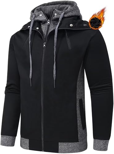 Black Double Zipper
