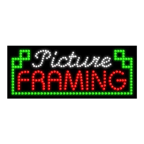 LED Dot Sign #20957 for Picture Framing - Customizable Wall Decor for Home, Office & Wedding Backdrops