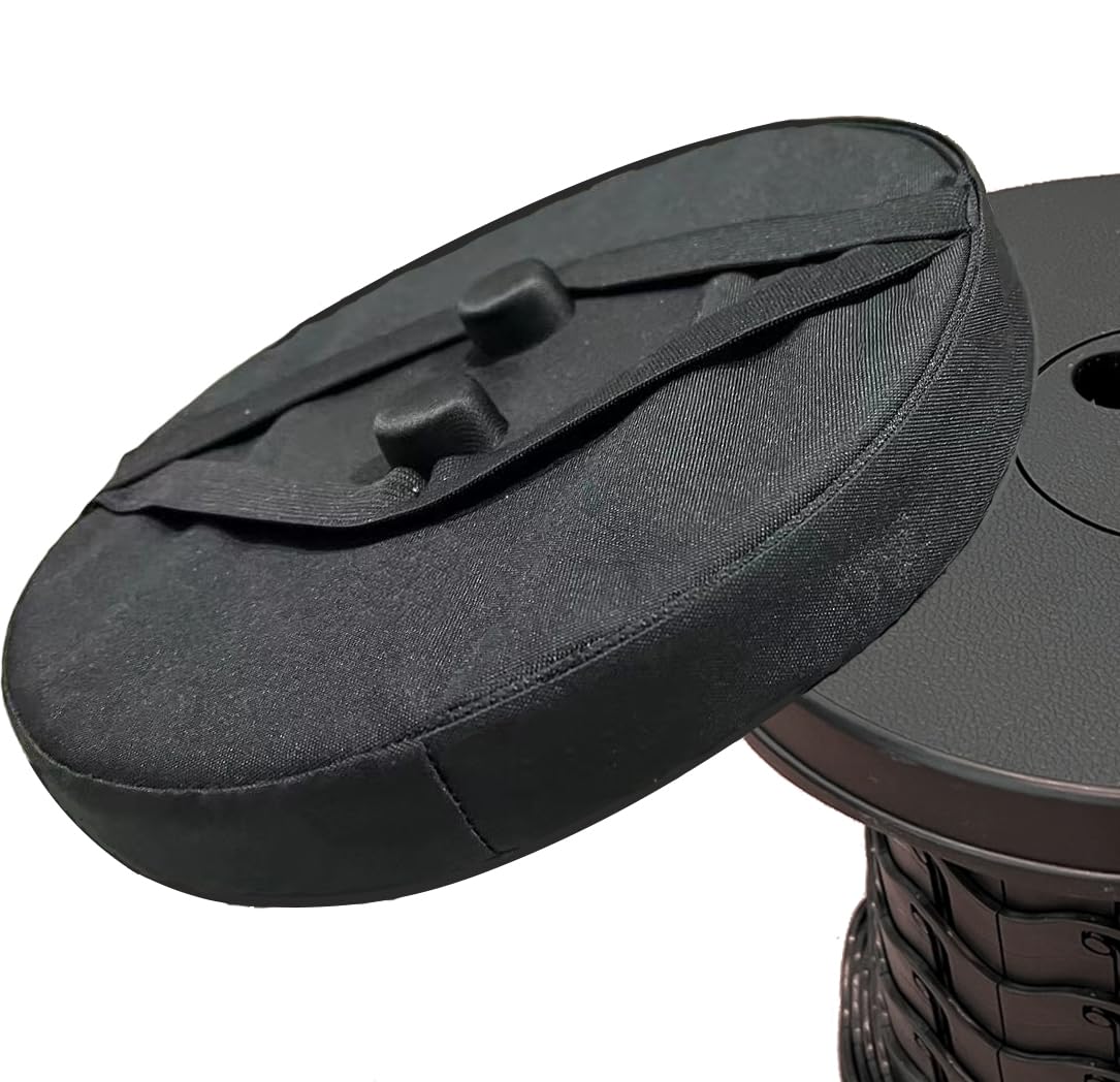 Premium Thick Memory Foam Seat Cushion for Telescopic & Folding Stools - Extra Comfort Support for Retractable Round Stools - Perfect for Camping, Outdoor Events & Home Use (Cushion Only)