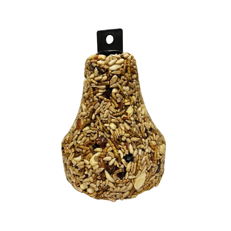 Duncraft Premium Wild Bird Food - Nuts and Bugs Seed Bell for Outdoor Bird Feeding | Attracts Cardinals, Blue Jays & Woodpeckers | Perfect for Backyard, Garden & Nature Watching