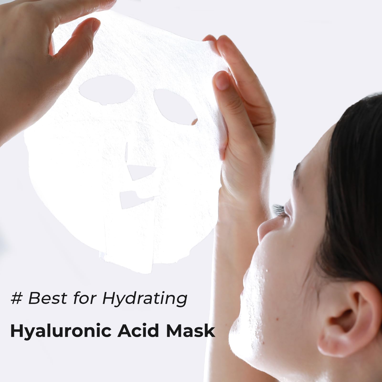WIS Intensive Hydrating Face Masks 24 Pack with Hyaluronic Acid & Collagen - Deep Moisturizing Sheet Mask for Dry & Sensitive Skin, Pore Minimizing & Skin Elasticity Improvement - Perfect for Daily Skincare Routine & Spa Night Self Care