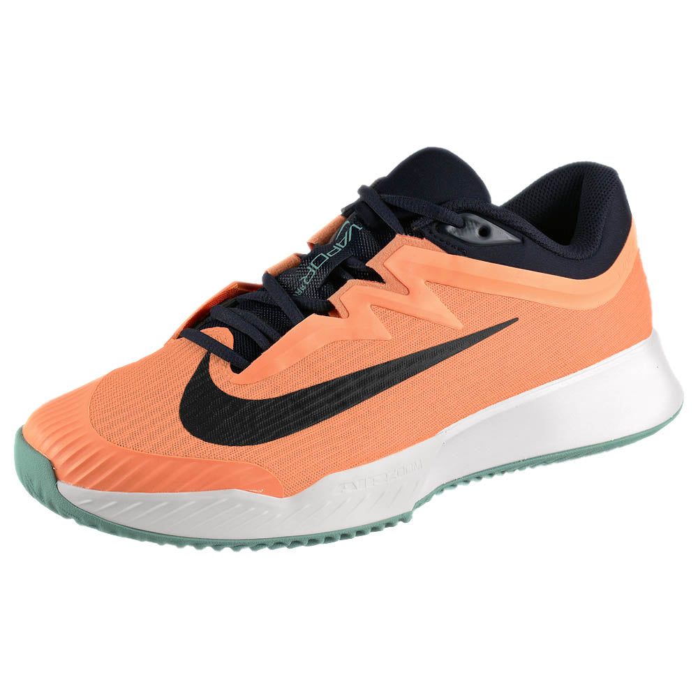 Nike Men's Air Zoom Vapor Pro 3 Clay Tennis Shoes - Apricot Agate/Obsidian | Lightweight & Durable for Clay Courts | Perfect for Competitive Play & Training